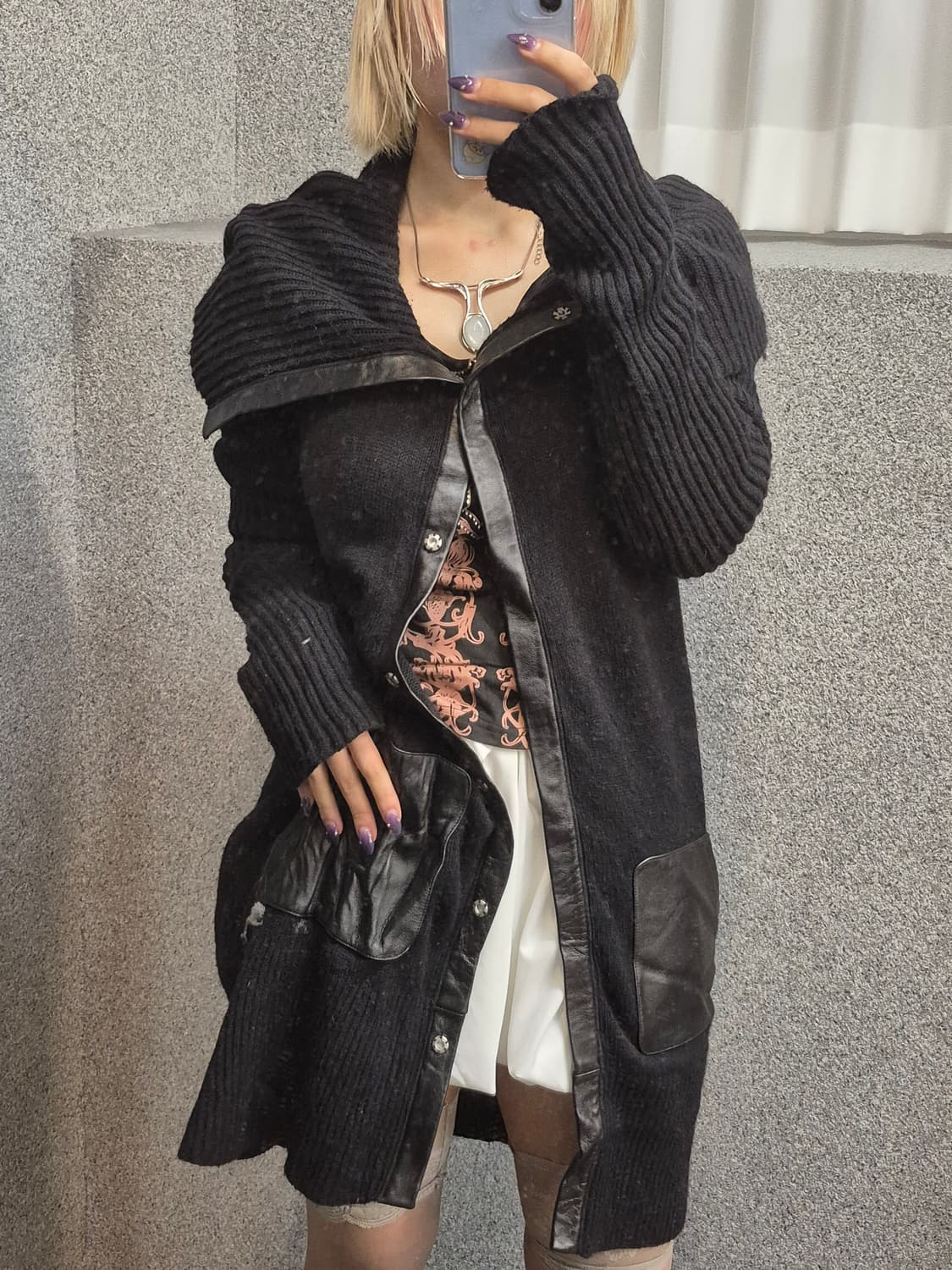 ARMANI EXCHANGE LONG KNIT OUTER 상품이미지3