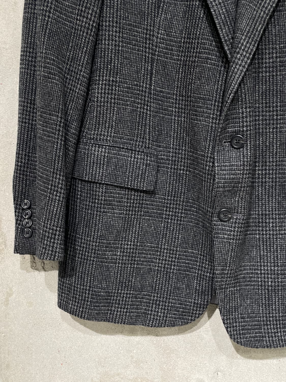 폴로 랄프로렌 차콜 하운드 투스 체크 2B 울 블레이저 상품이미지4