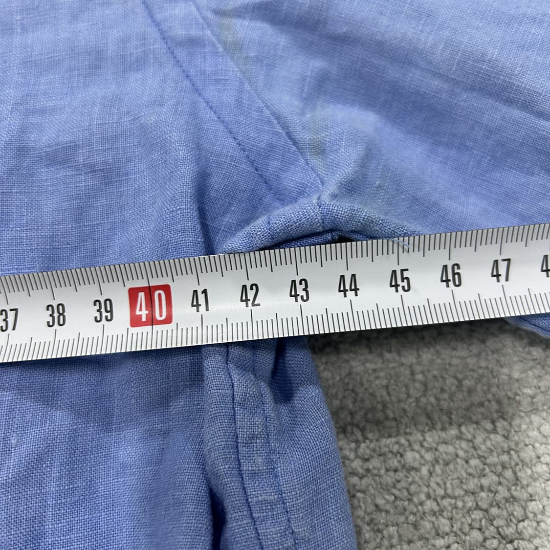 폴로 랄프로렌 린넨 셔츠 하늘색 s 상품이미지5