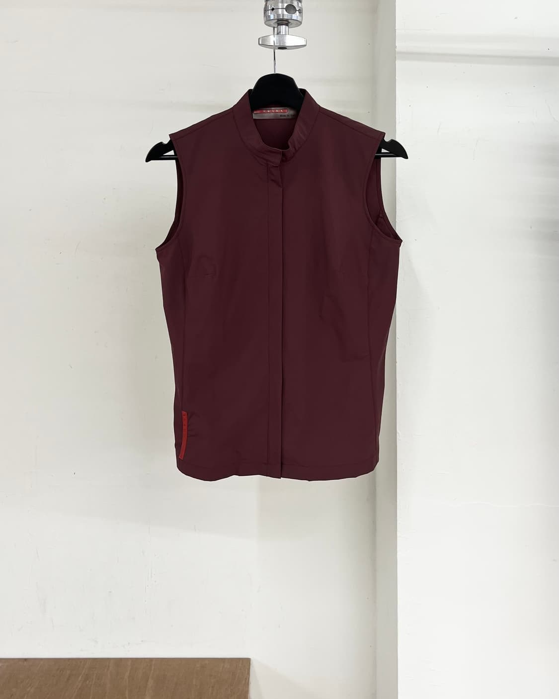 프라다 플럼 나일론 집업 베스트 상품이미지1