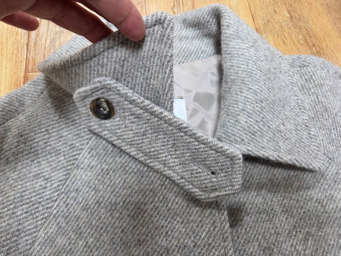 유메르(UMER) 잉글랜드 알파카 헤링본코트 프리사이즈 상품이미지7