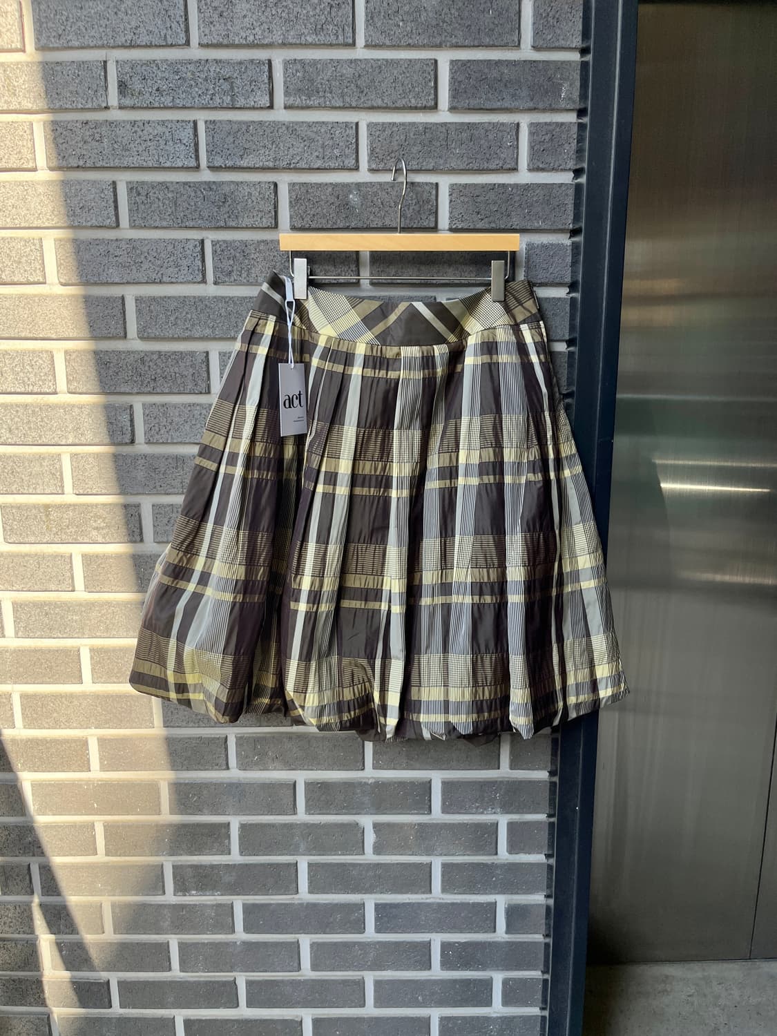 Rene 르네 벌룬스커트 올리브그린 상품이미지2