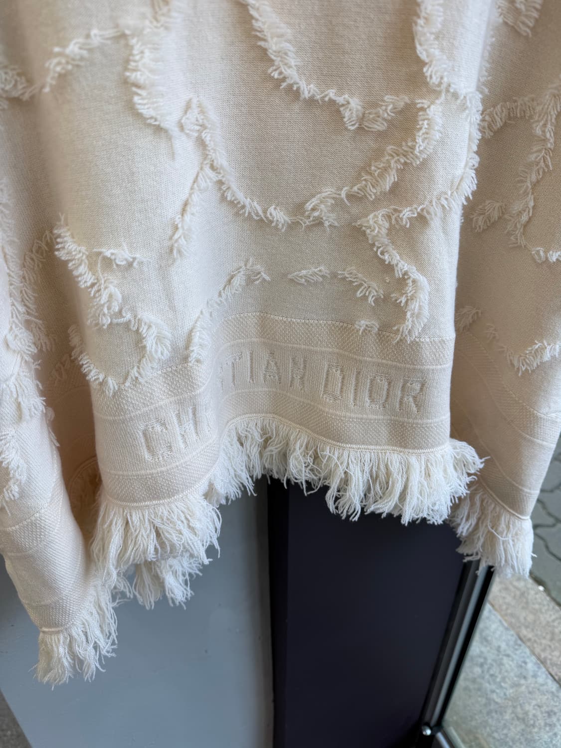 .XS/ 크리스찬 디올 캐시미어 디스 후디드 케이프 상품이미지9