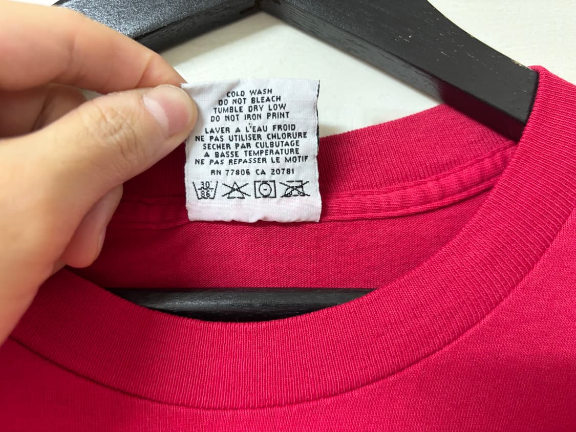 올드 타미 자수 티셔츠 튜블러 타입 미국산 상품이미지4