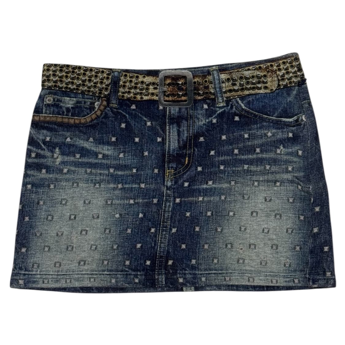 히스테릭 글래머 아카이브 스터드 폭탄 전사 미니 스커트 치마 상품이미지1