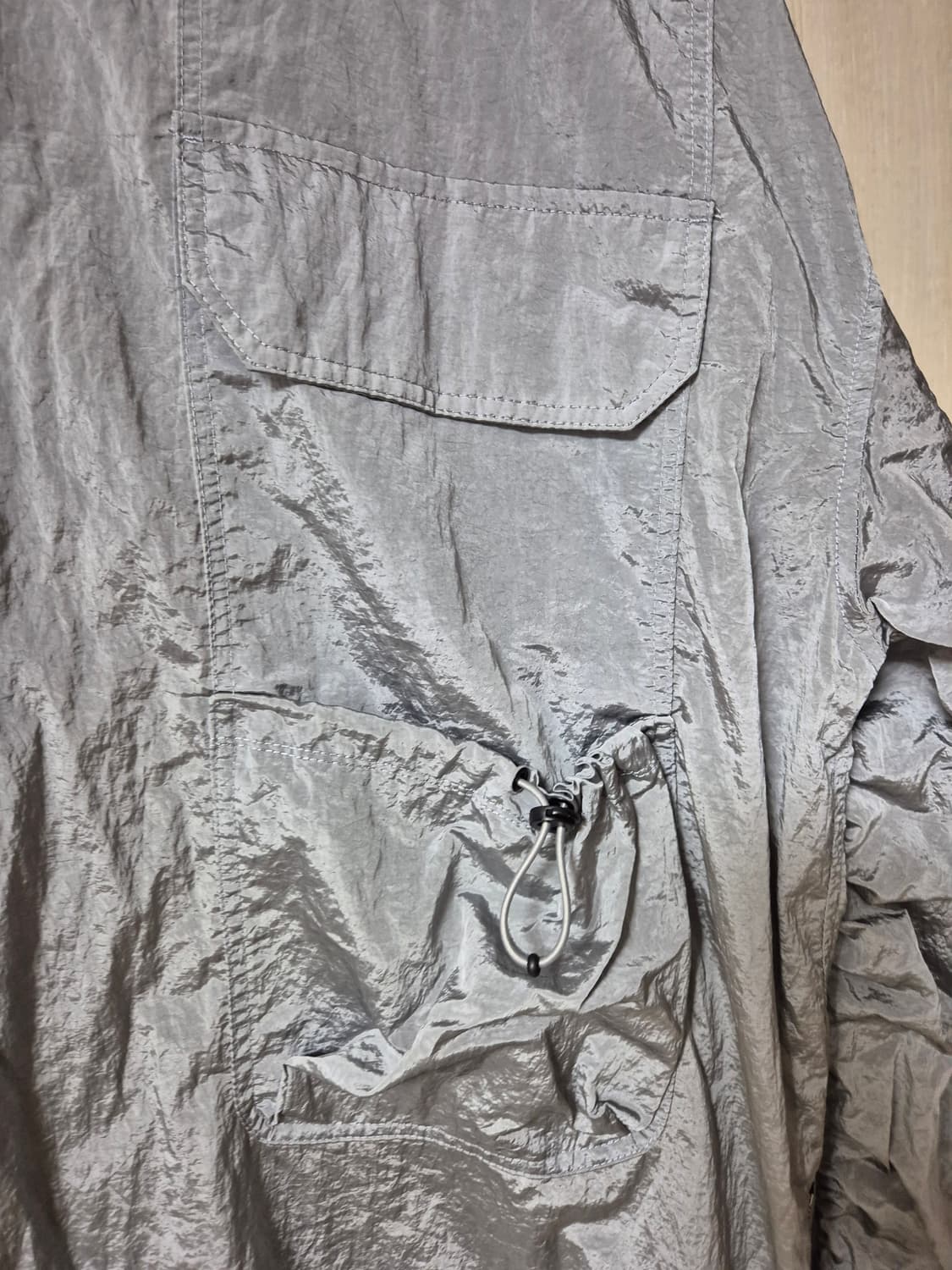 ZIO 지오 송지오 바스락 우븐 맨투맨 아노락 바람막이 100 상품이미지4