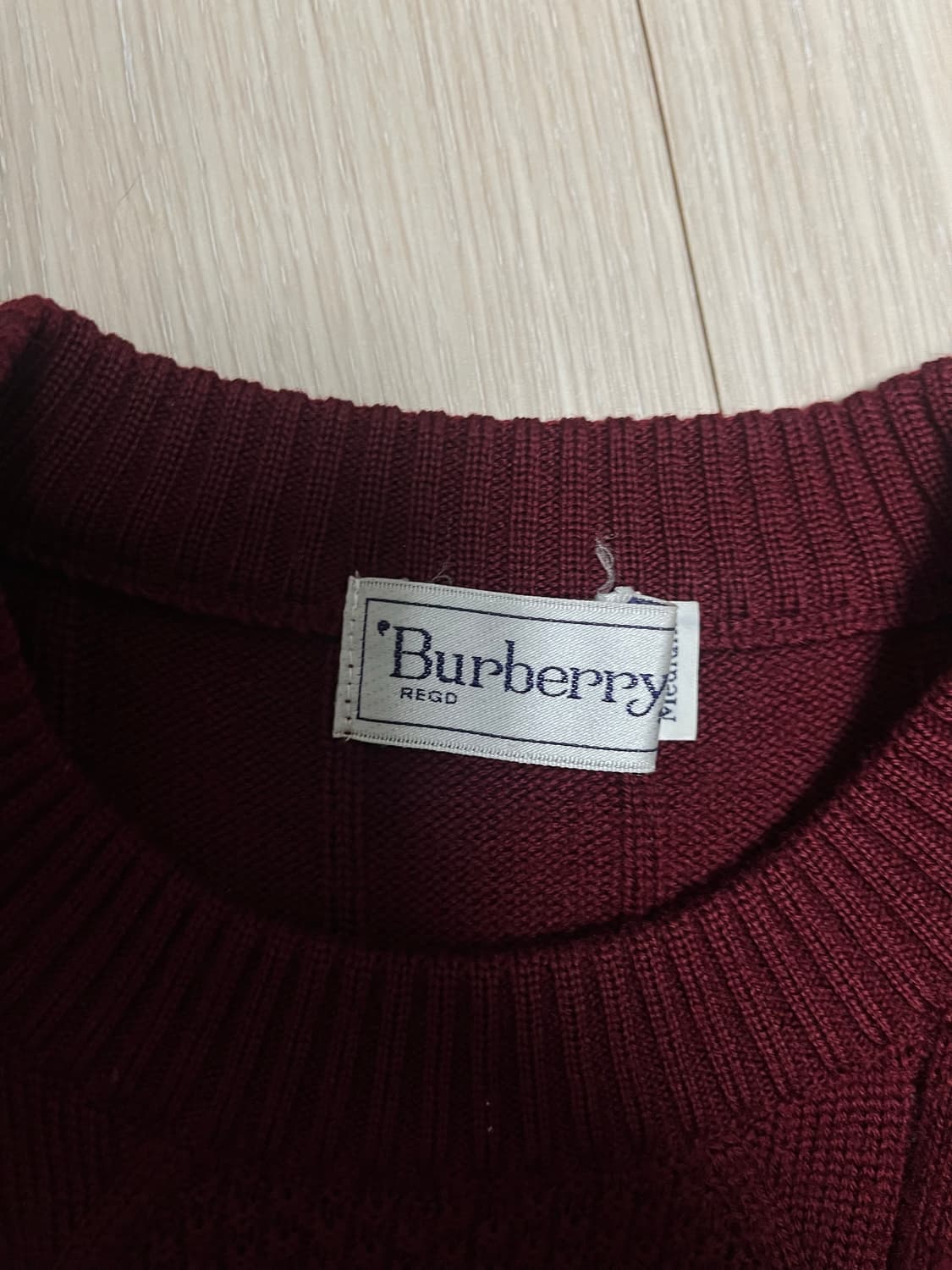 빈티지 와인 니트 상품이미지3