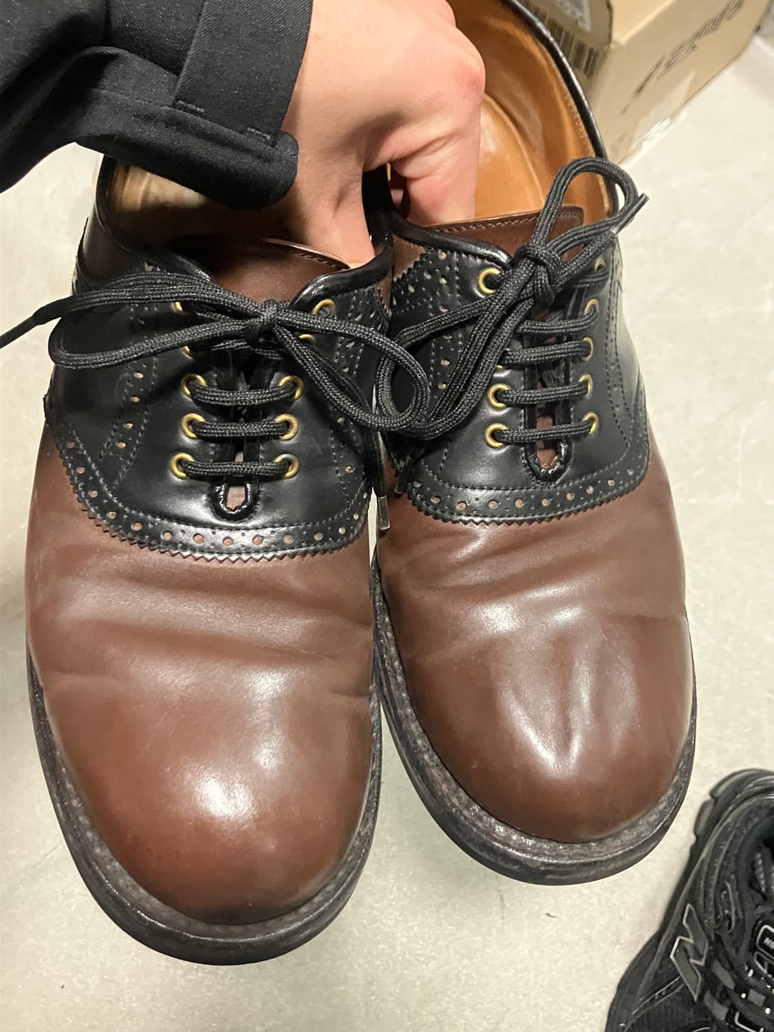 (270) 네펜데스 소닉랩 코도반 새들슈즈 상품이미지1