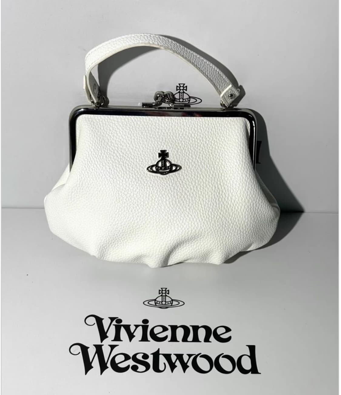 비비안웨스트우드 아카이브 은장 orb 투웨이 핸드 체인 크로스백 상품이미지1