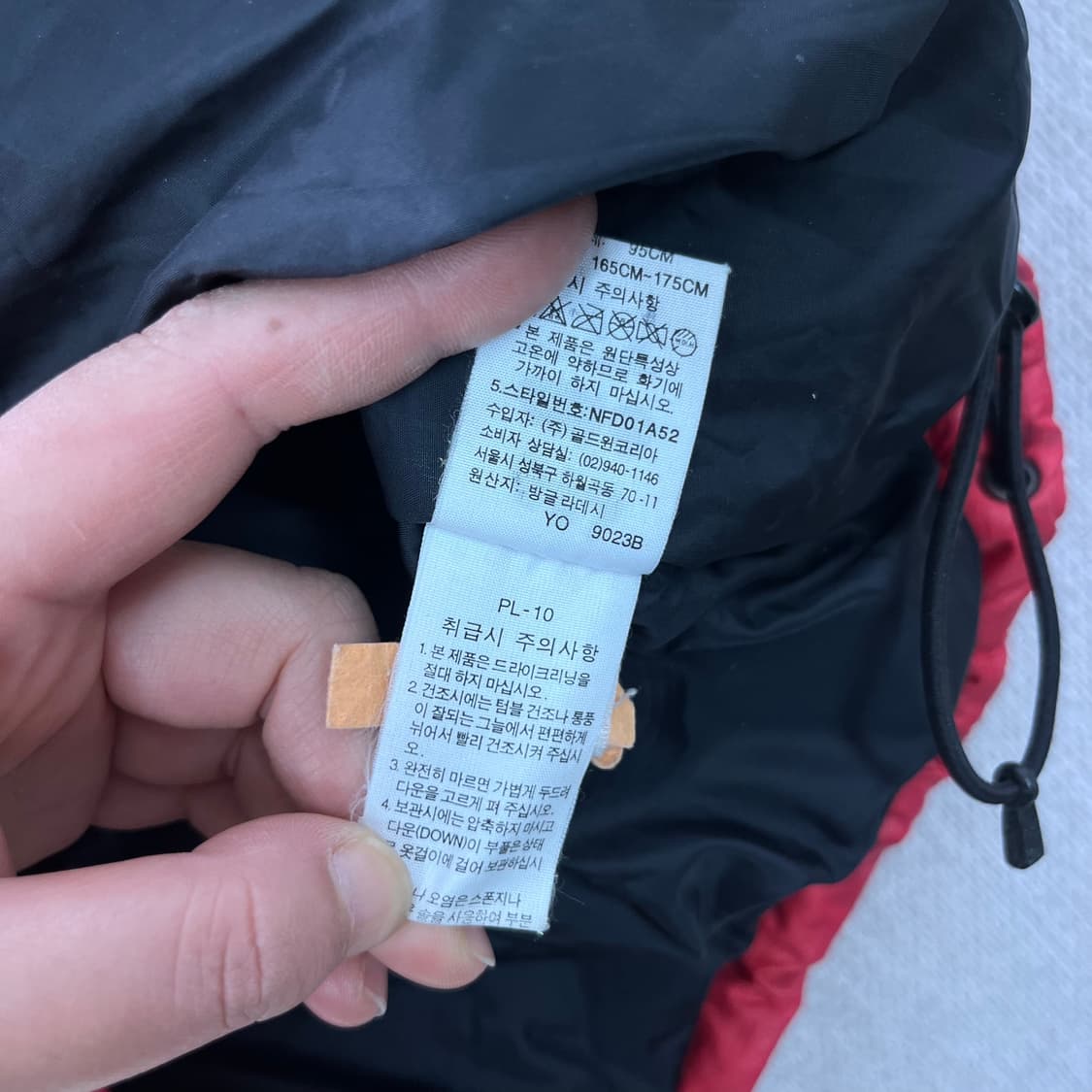 100 노스페이스 700 눕시 조끼 패딩 상품이미지7