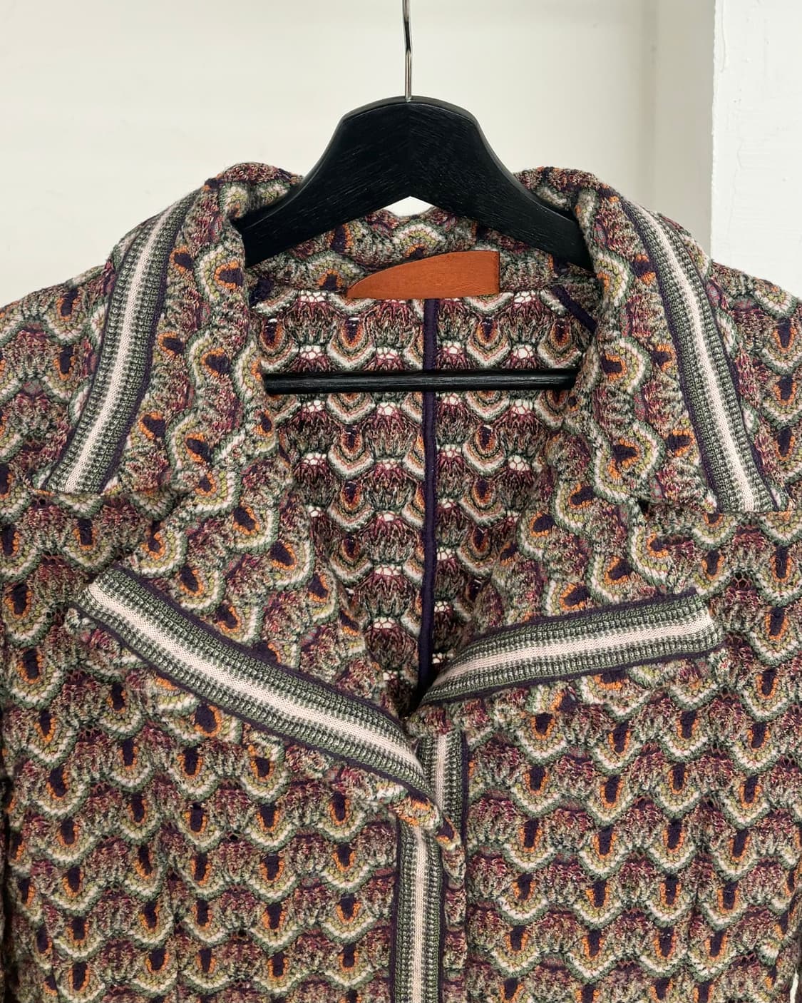 미쏘니 멀티컬러 니트 자켓 상품이미지2