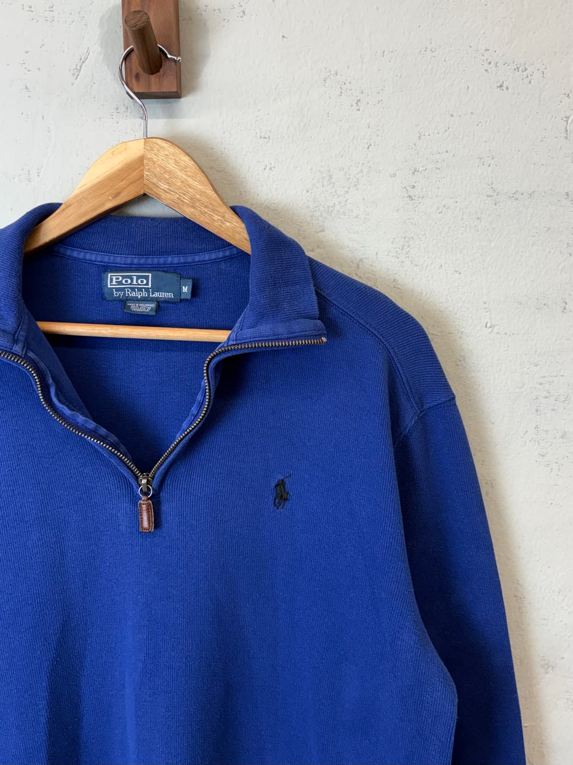 폴로랄프로렌 빈티지 코튼 반집업 니트 상품이미지2