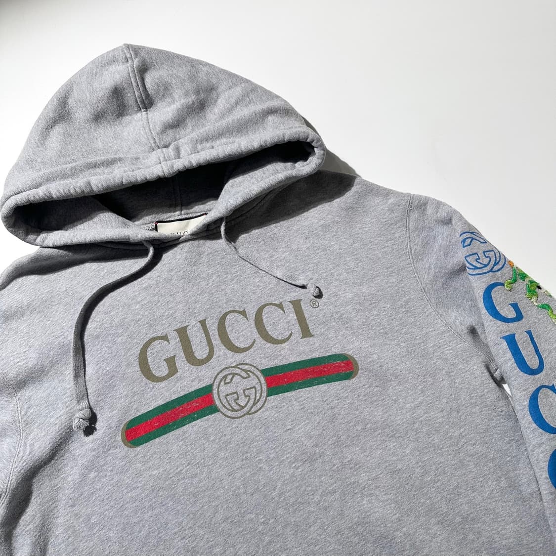 (매장판) 구찌 드래곤 자수 로고 후드 상품이미지4