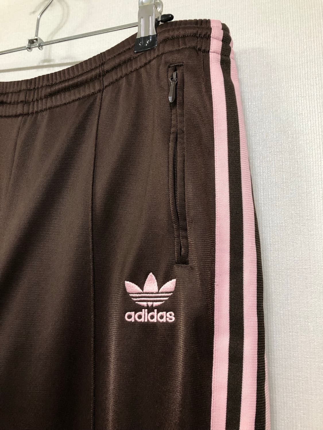 아디다스 여성 슈퍼걸 y2k 기모 트랙팬츠 _ 핑크브라운 상품이미지2