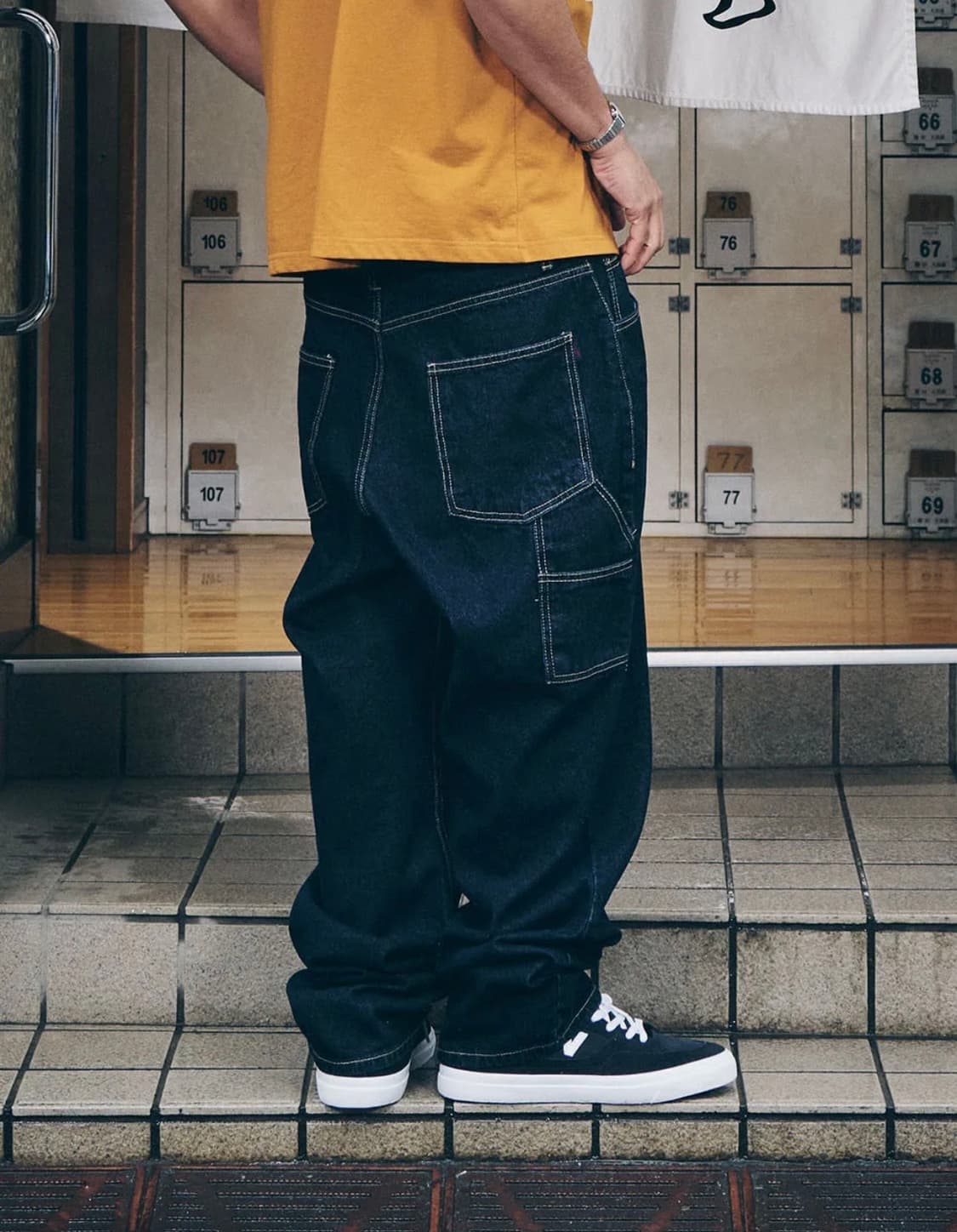 비에스레빗 카펜터 팬츠 로우블루 상품이미지2