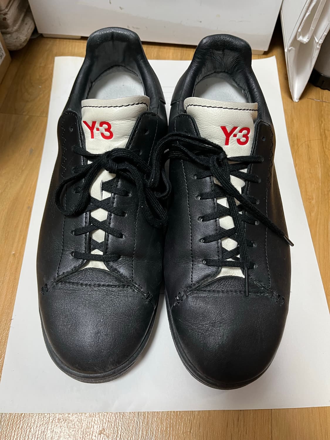 Y-3 요지코트 로우탑 스니커즈 블랙 와이쓰리 요지 야마마토 상품이미지1