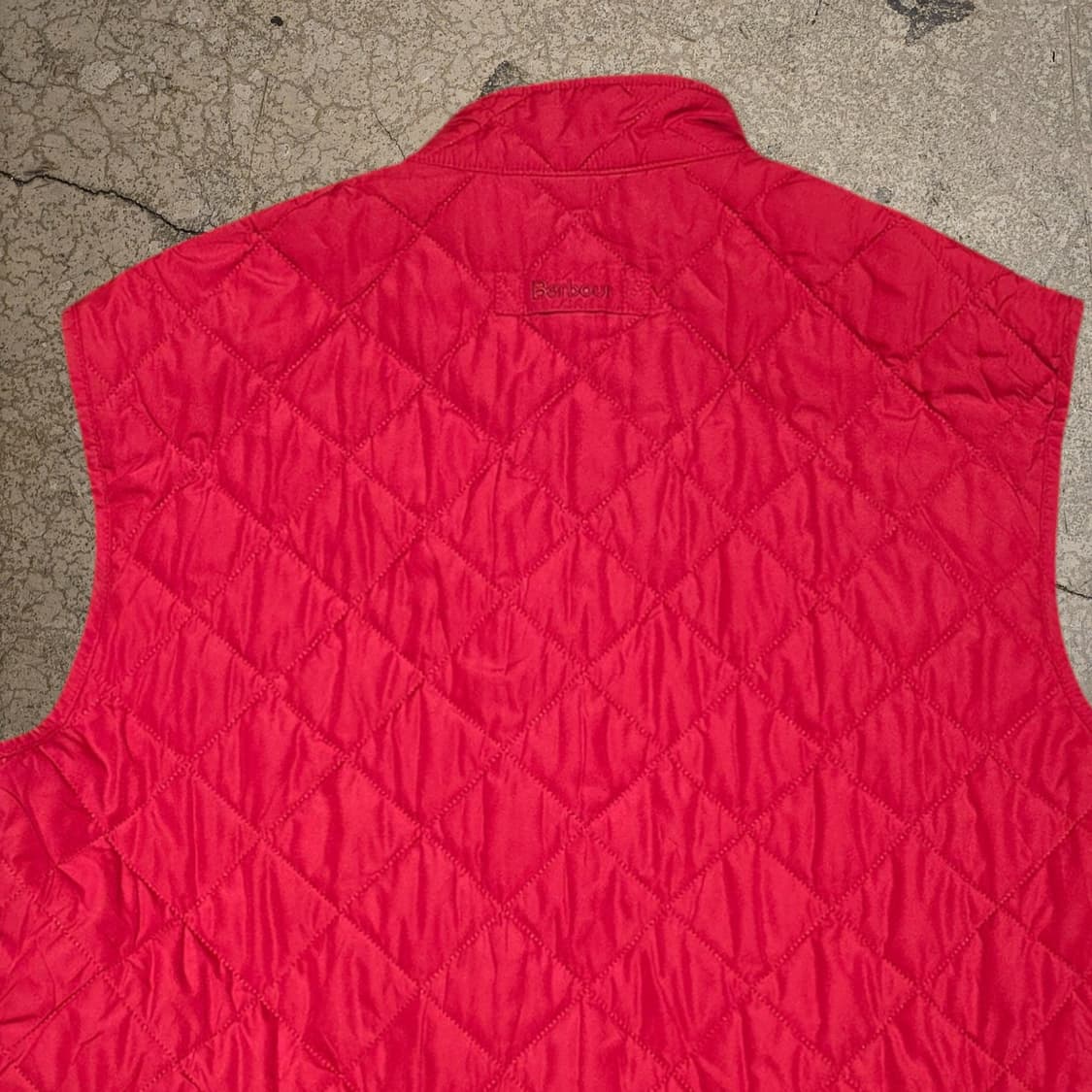 Barbour 레드 로워데일 퀼팅 베스트 상품이미지9