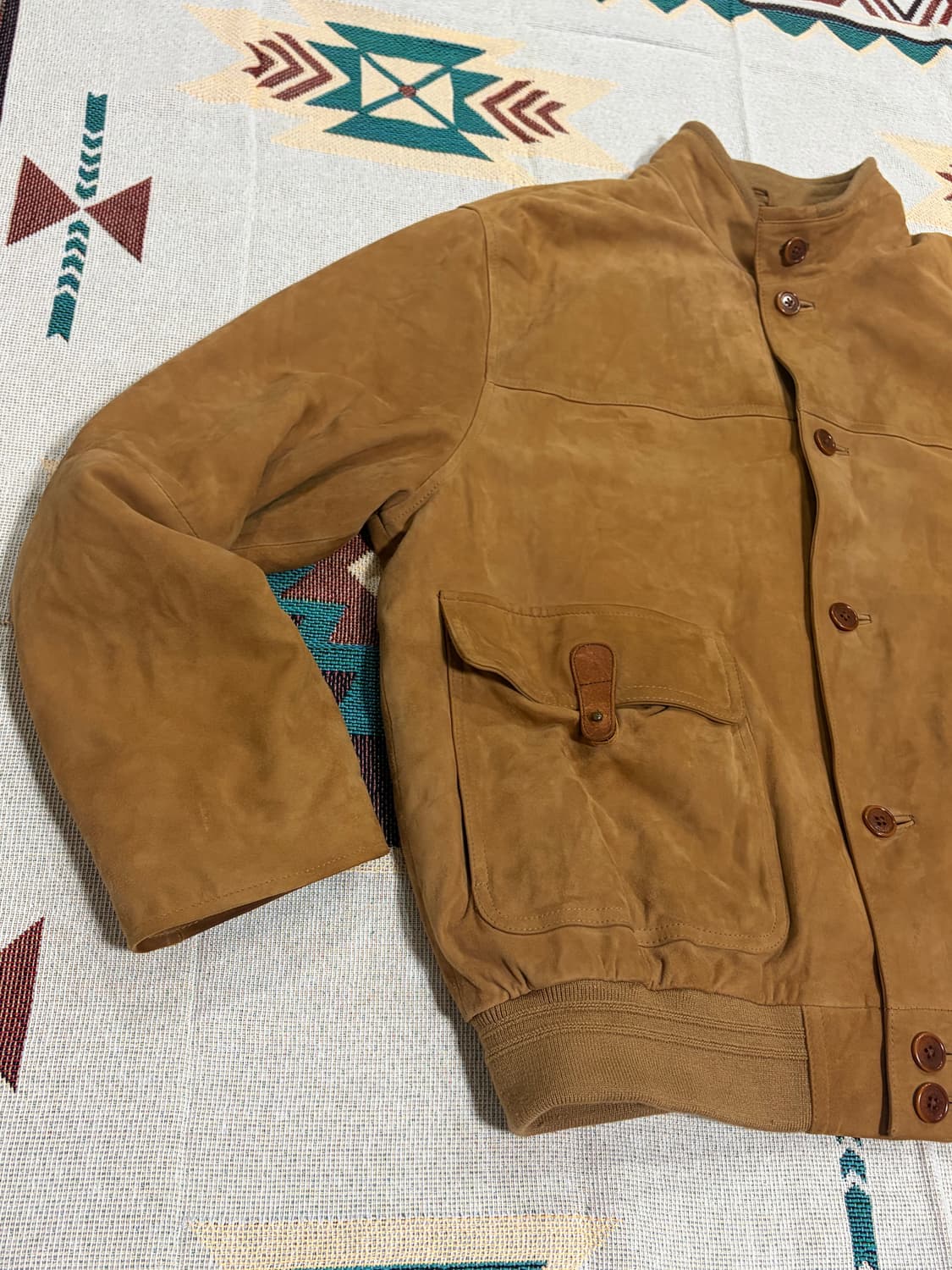 브룩스브라더스 A1 스웨이드 블루종 자켓 상품이미지3