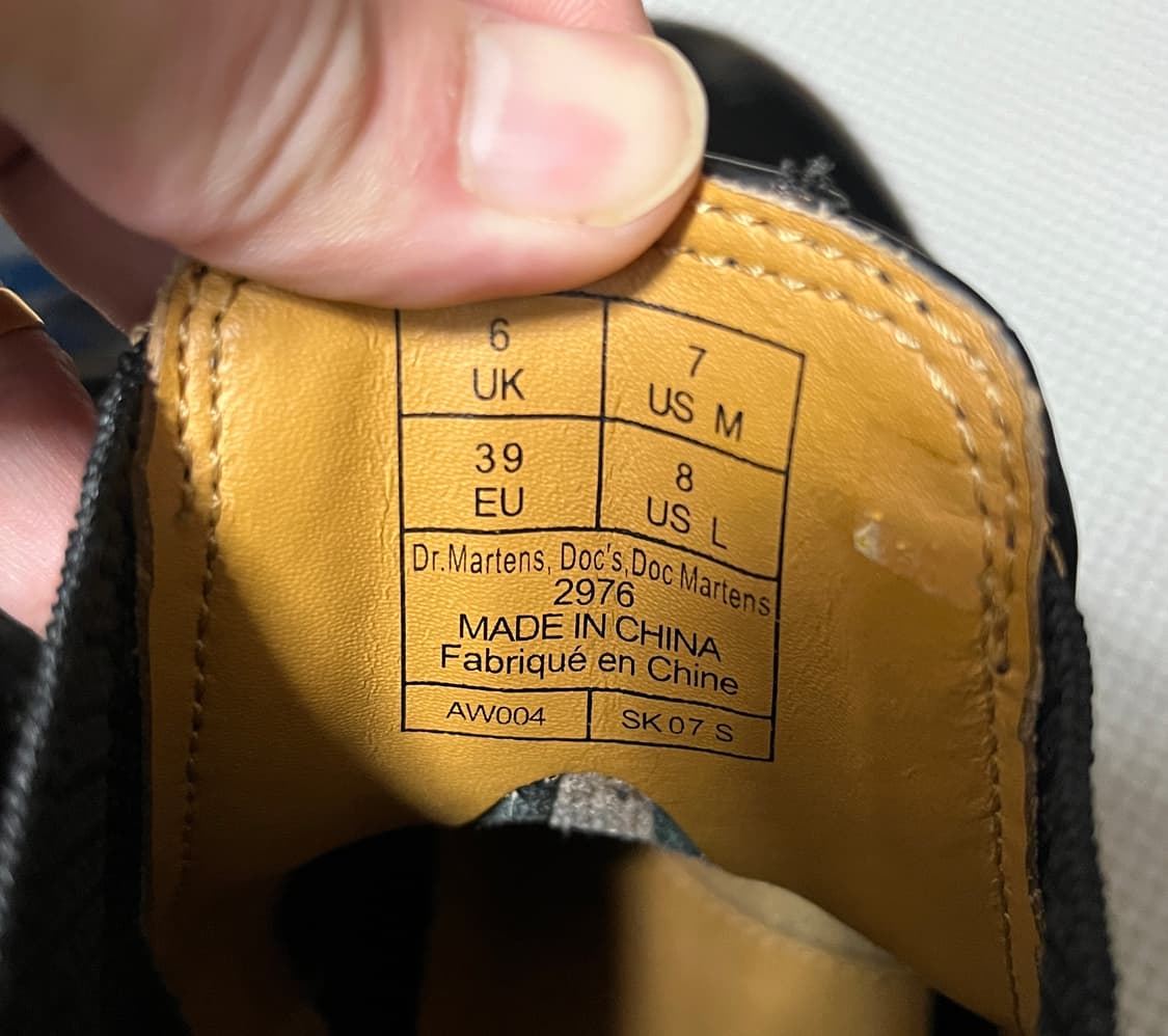 닥터마틴 2976 첼시부츠 EU39 (255~260) 상품이미지7