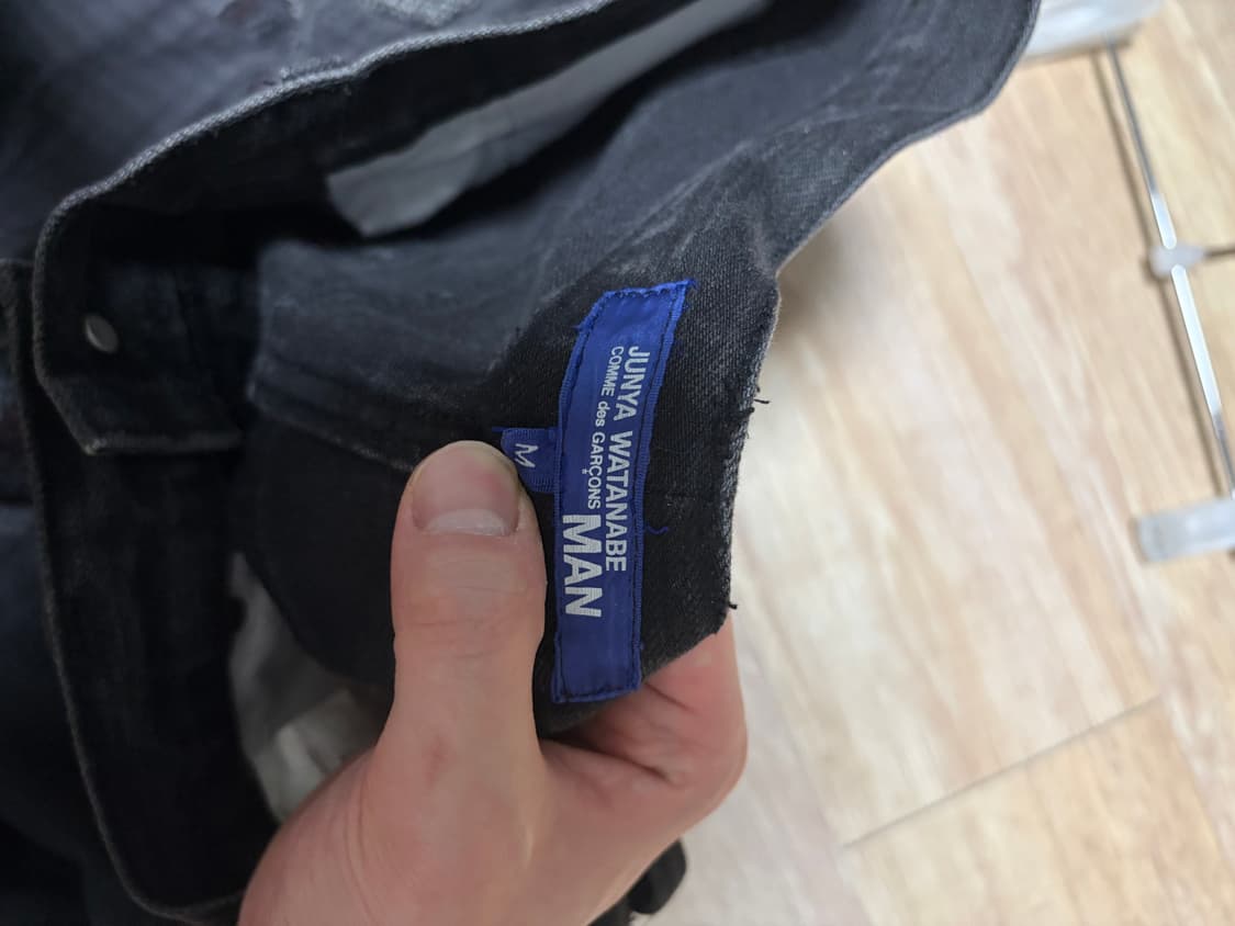 준야와타나베 패치워크 진 M 상품이미지3