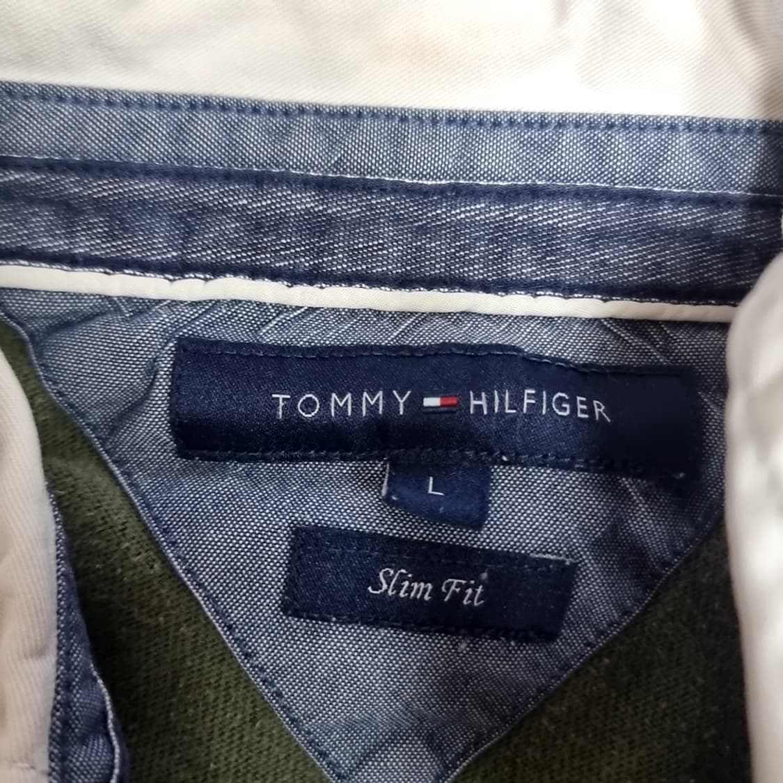 타미힐피거 스트라이프 럭비 긴팔티(라지) 상품이미지3