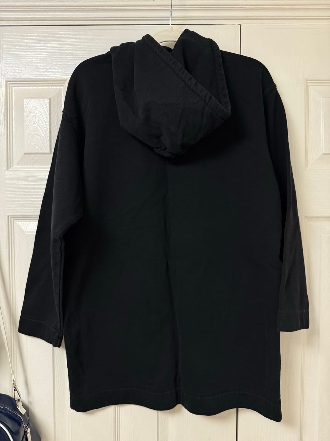 아크네 스튜디오 여자 롱 후드티 블랙 상품이미지2