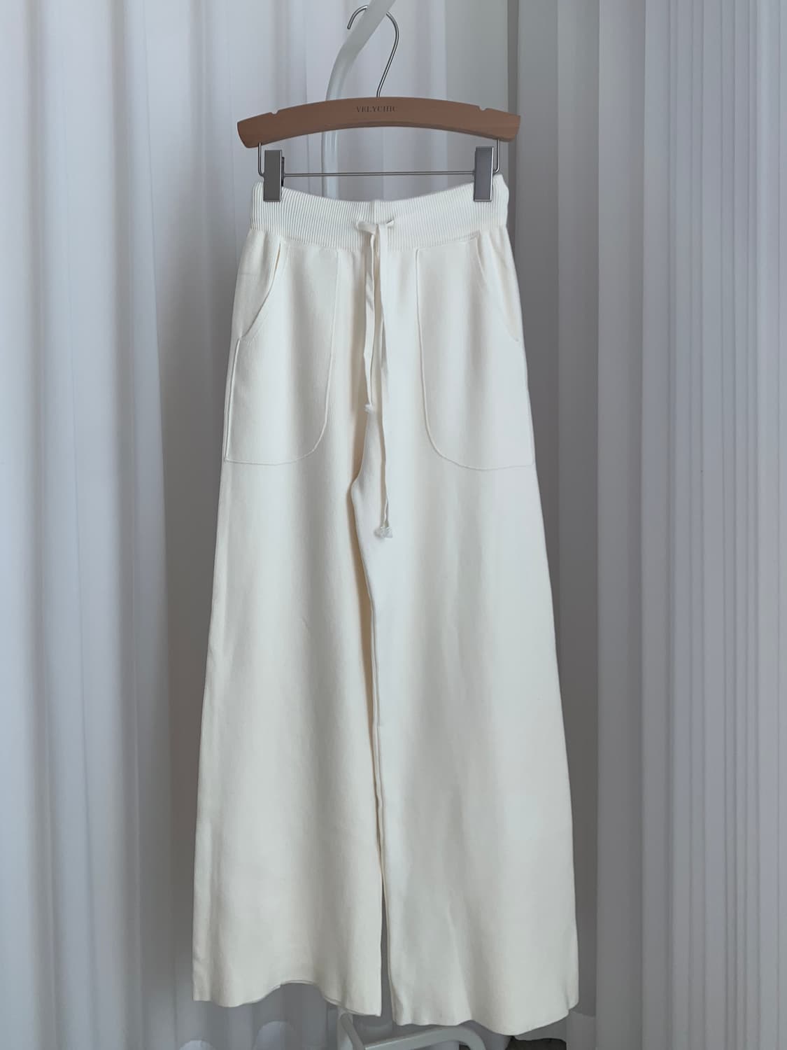 아웃포켓 세미 와이드 니트 팬츠 상품이미지6