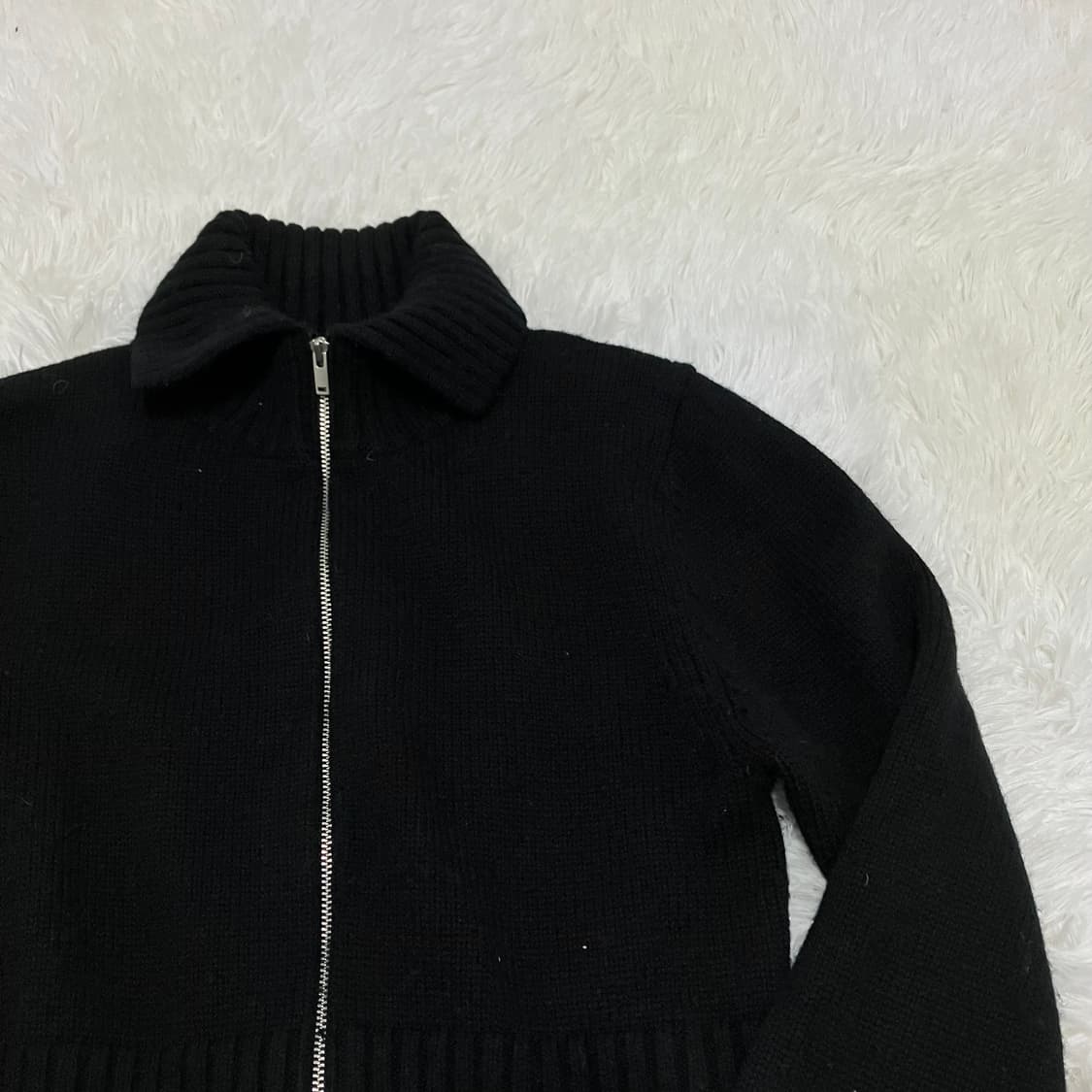 코스 목폴라 니트 집업 910 y2k 스트릿 모리 갸루 일본빈티지 상품이미지3