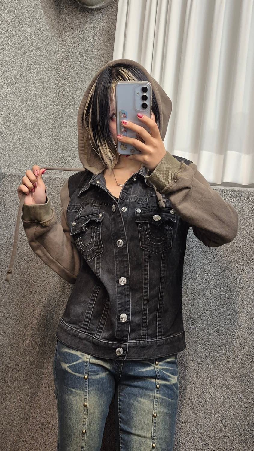 TRUE RELIGION DENIM HOODIE JACKET  상품이미지1