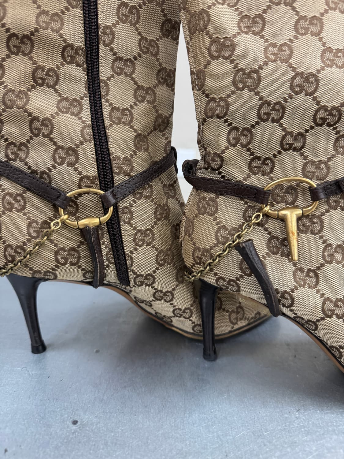 구찌 홀스빗 로고 부츠 36.5(235) (gr-3355) 상품이미지9