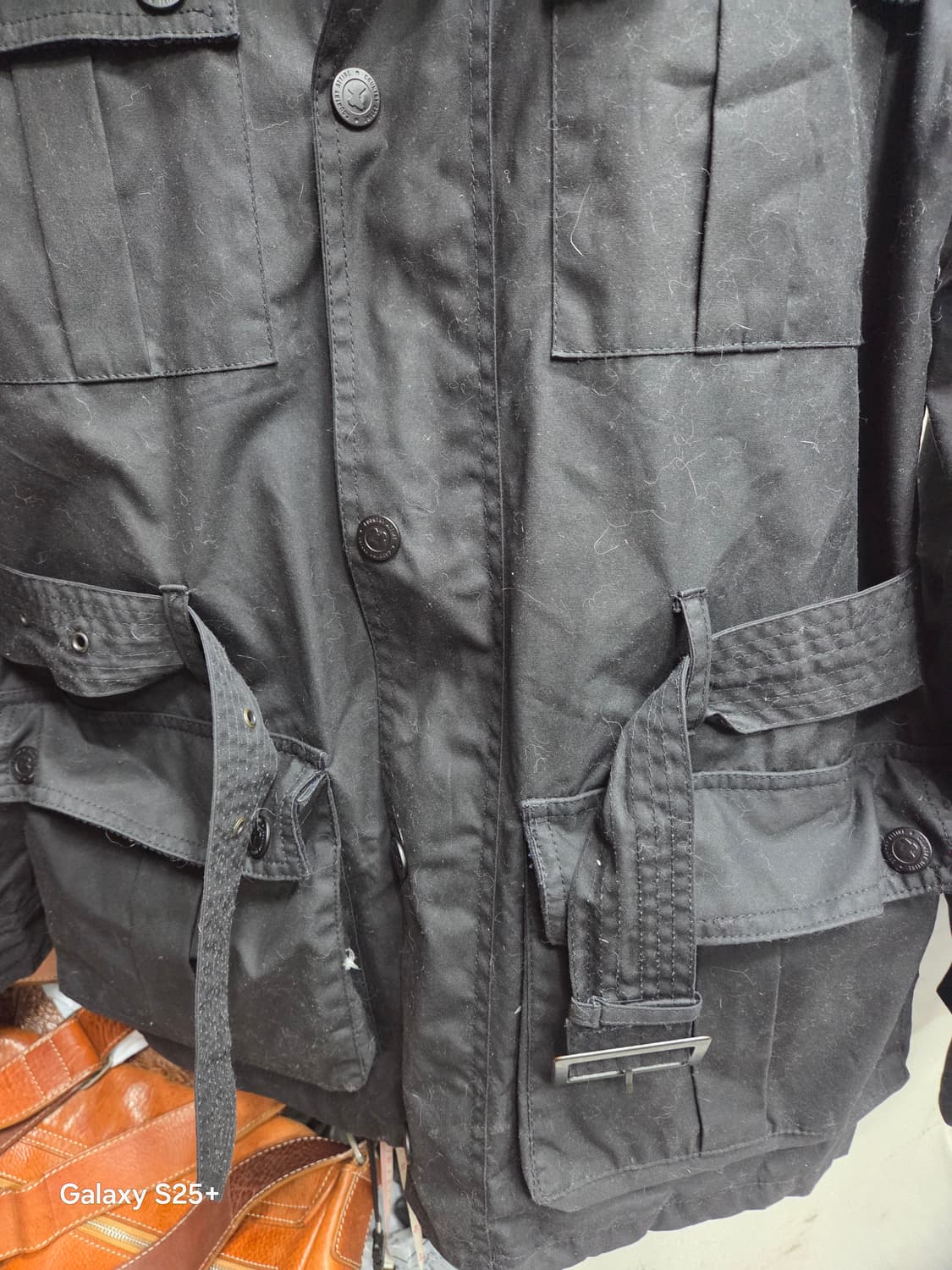 컨트리어 타이어   블랙 야상 자켓 상품이미지3