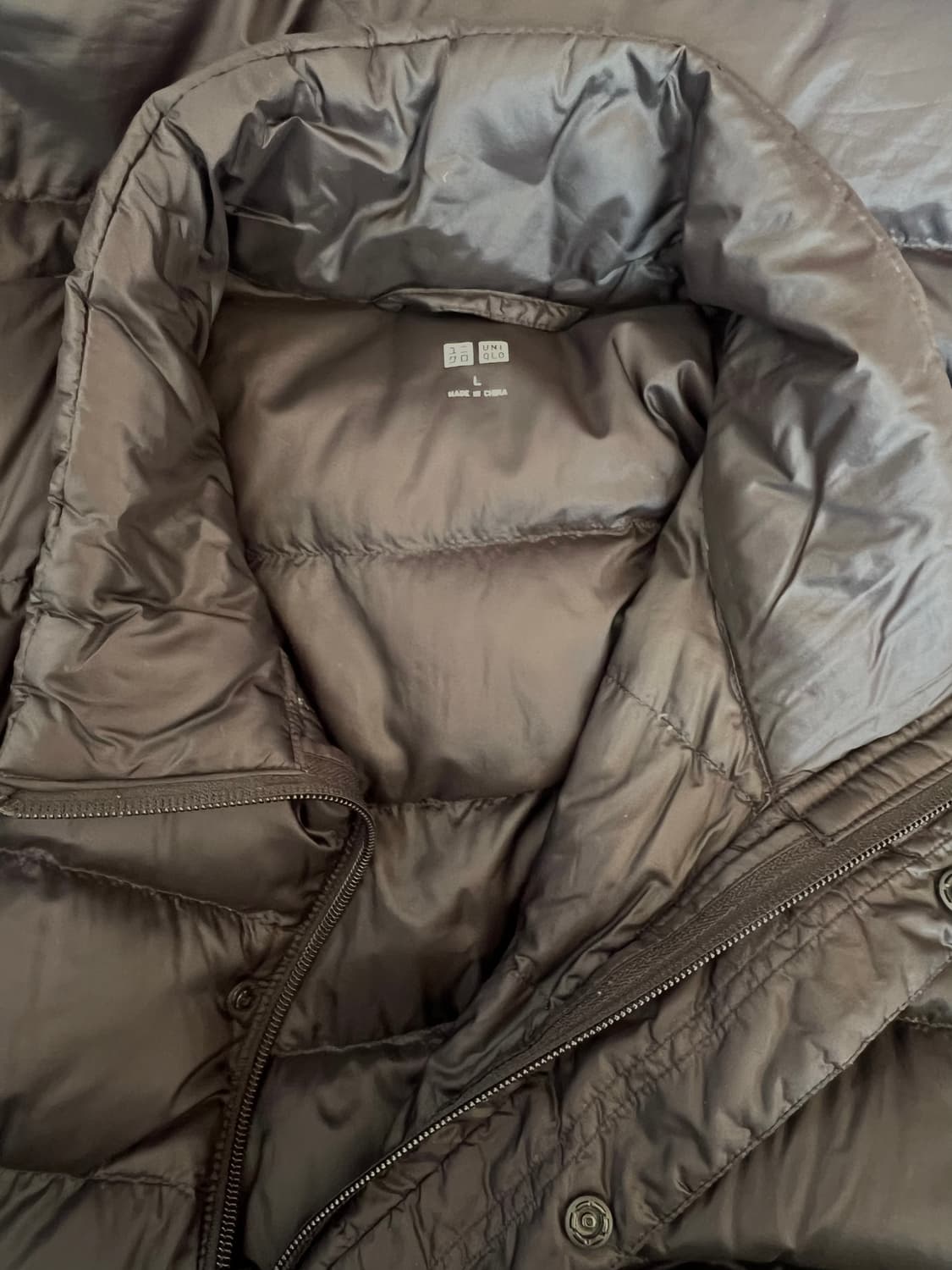 유니클로 남성 블랙 다운패딩점퍼 경량패딩 상품이미지5