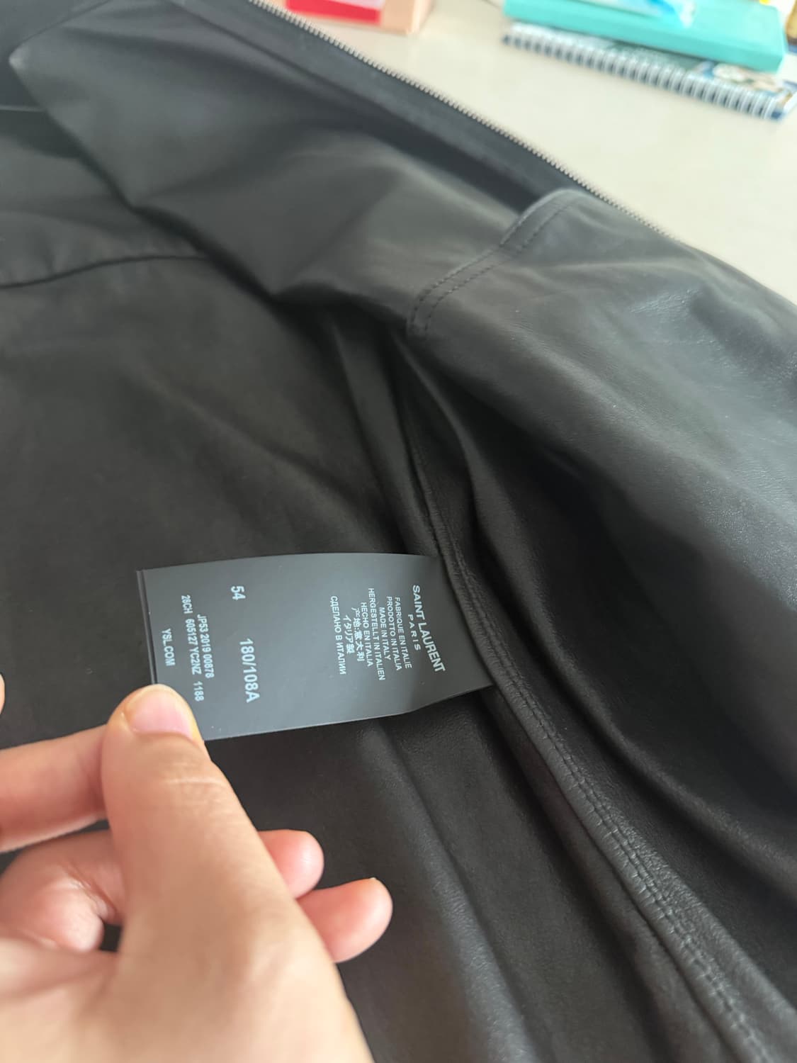 생로랑 스터드 스웨이드 자켓 54 상품이미지5