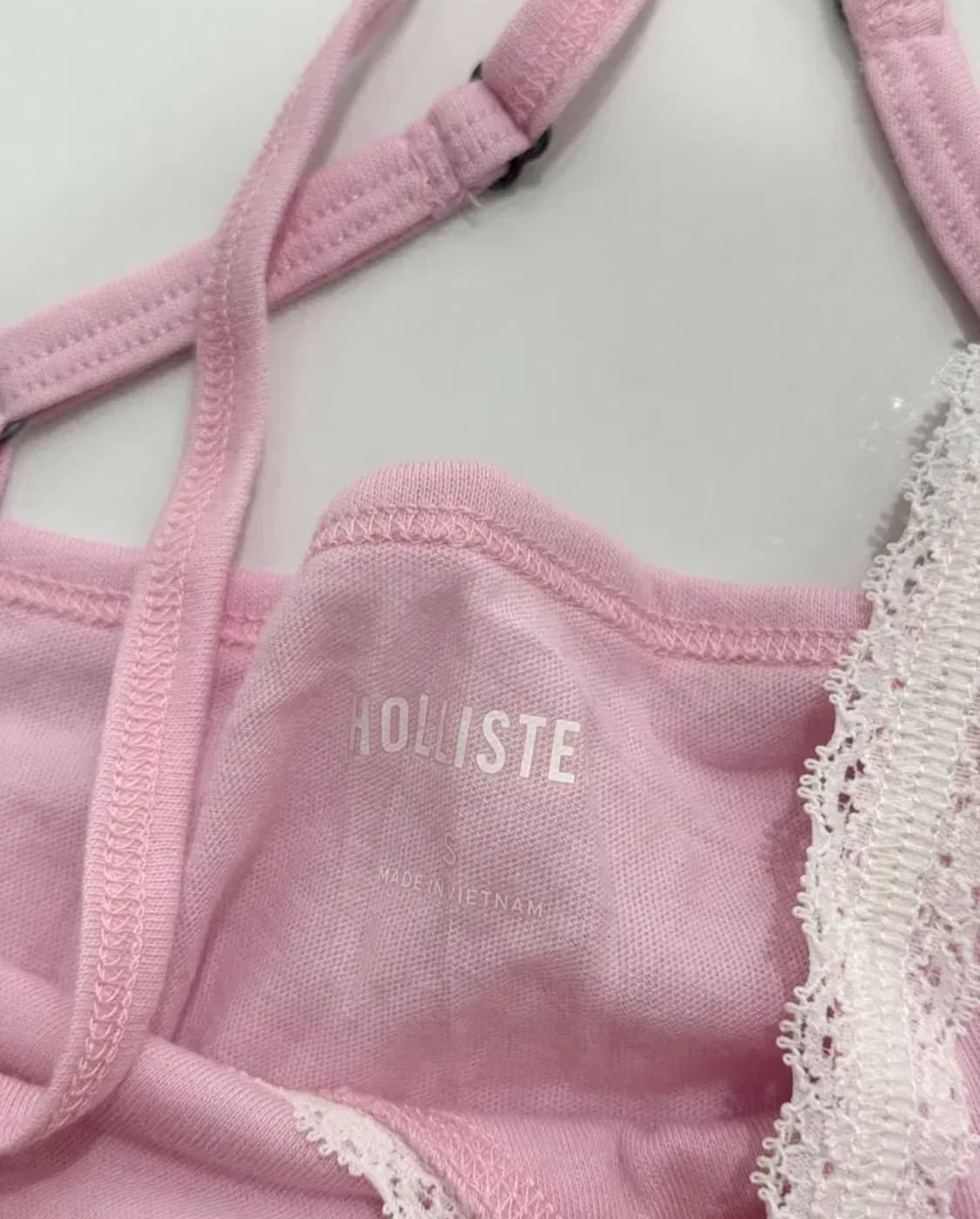 홀리스터 핑크 레이스 탑 상품이미지3
