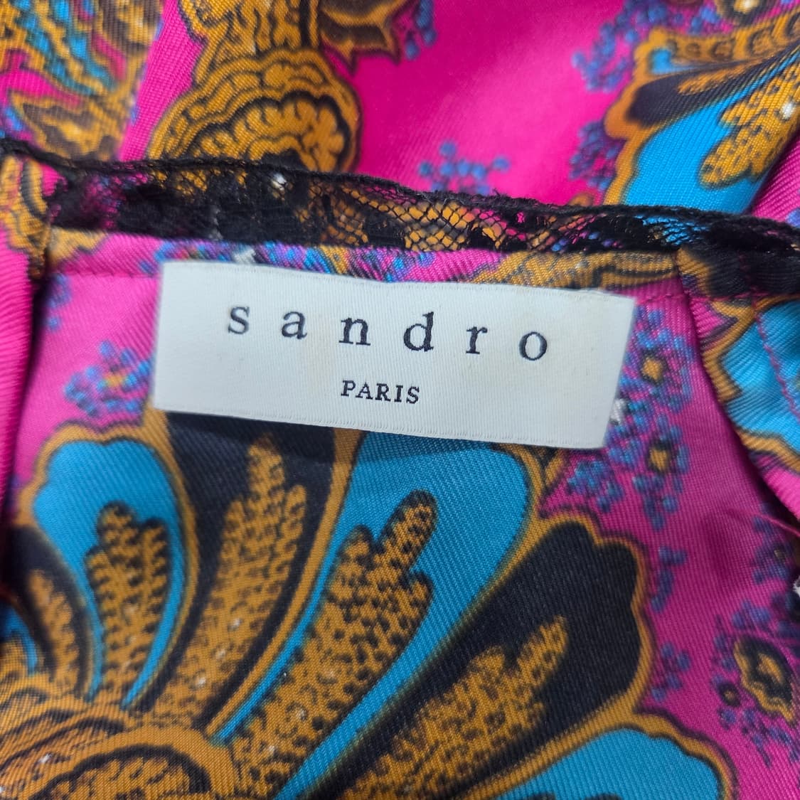 산드로(SANDRO) 실크 원피스 상품이미지6