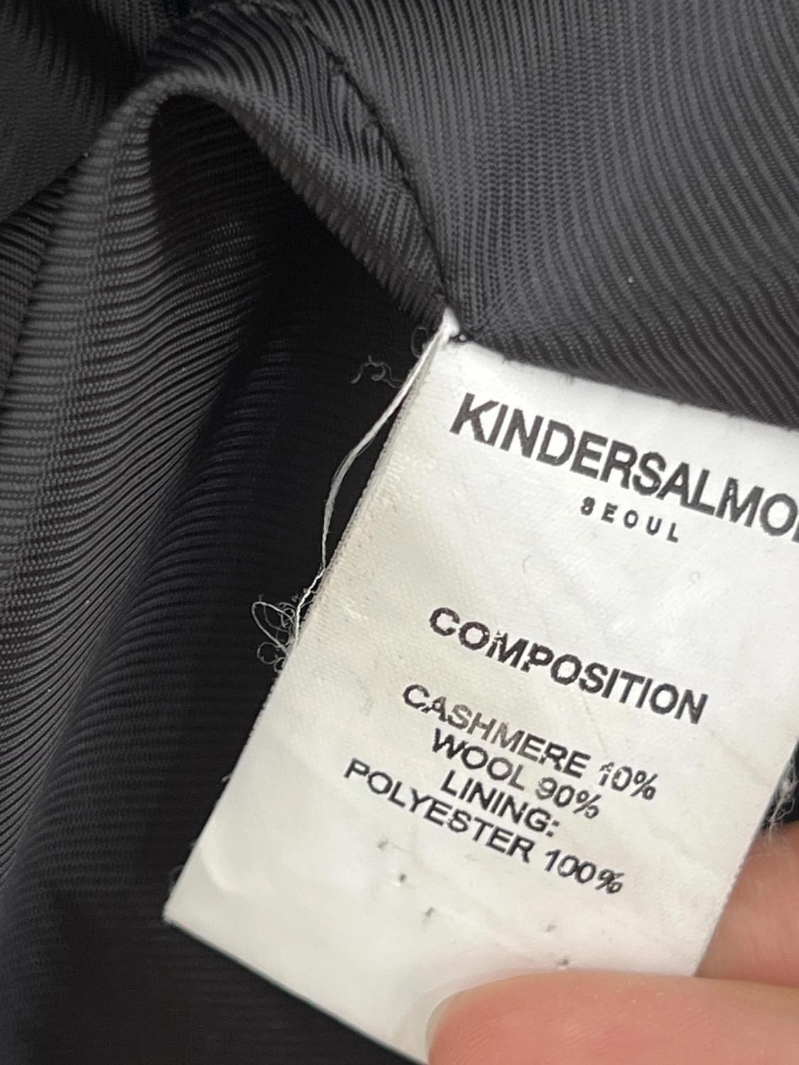 킨더살몬 캐시미어 코트 상품이미지3