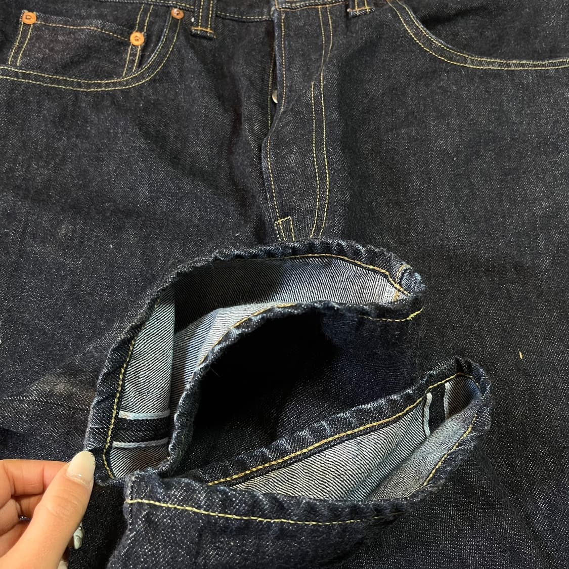 WRATH 뤠쓰 셀비지 데님팬츠  상품이미지4