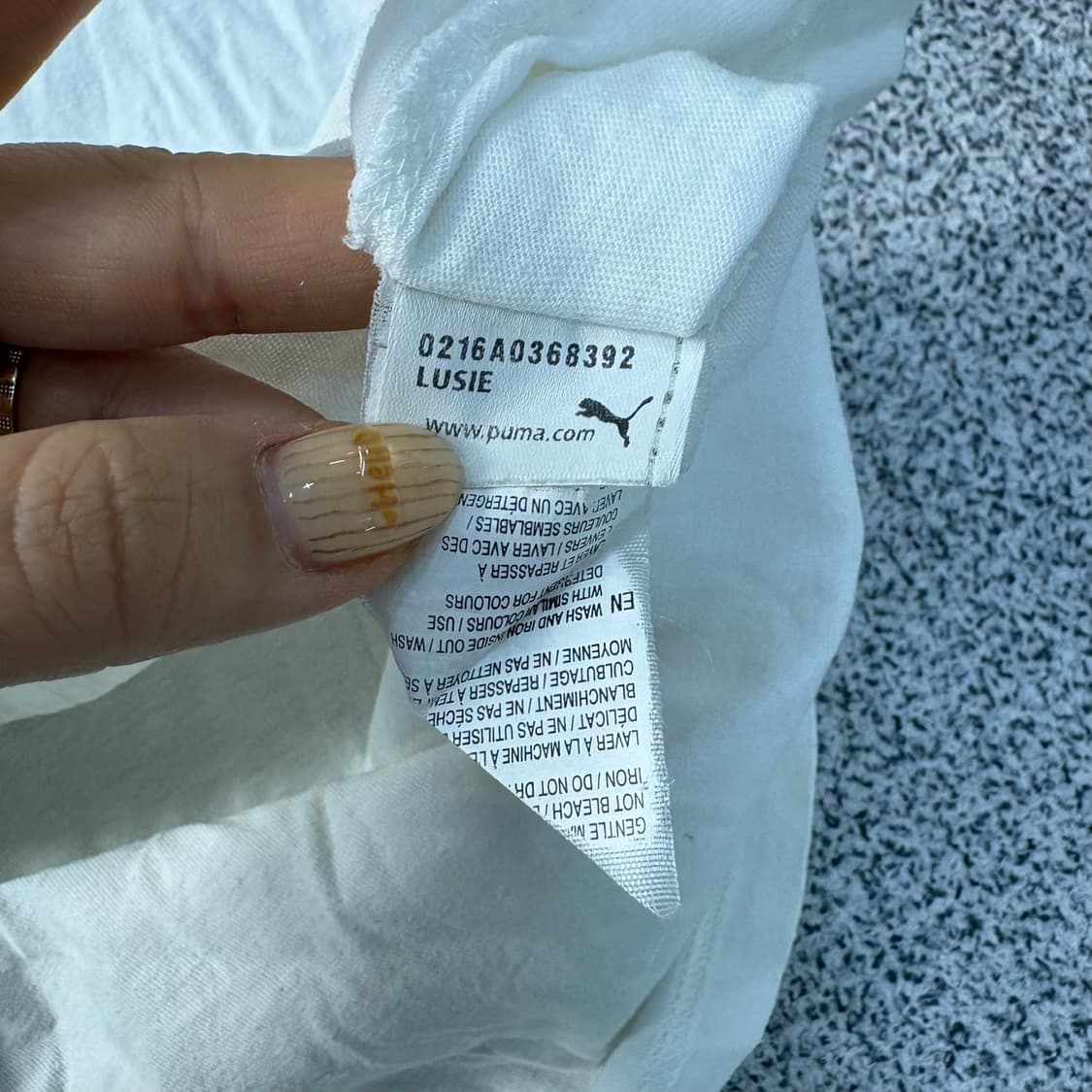 L 푸마 반팔 티셔츠 기본티 0415J 상품이미지5