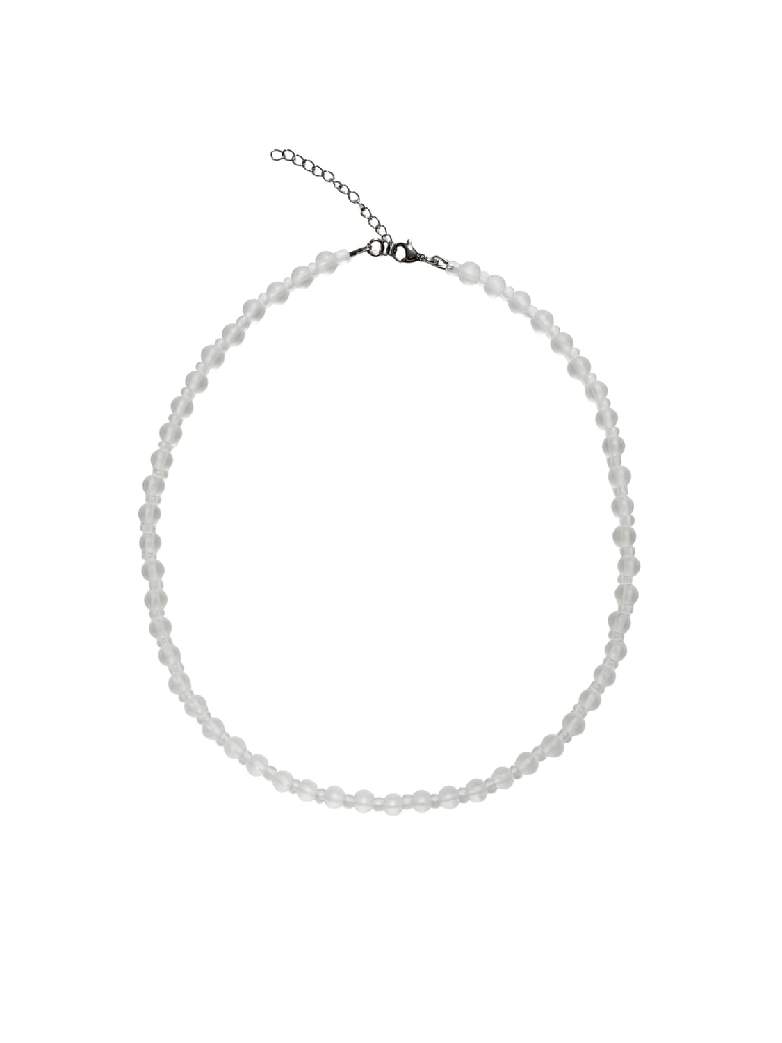 Matte white necklace  상품이미지1