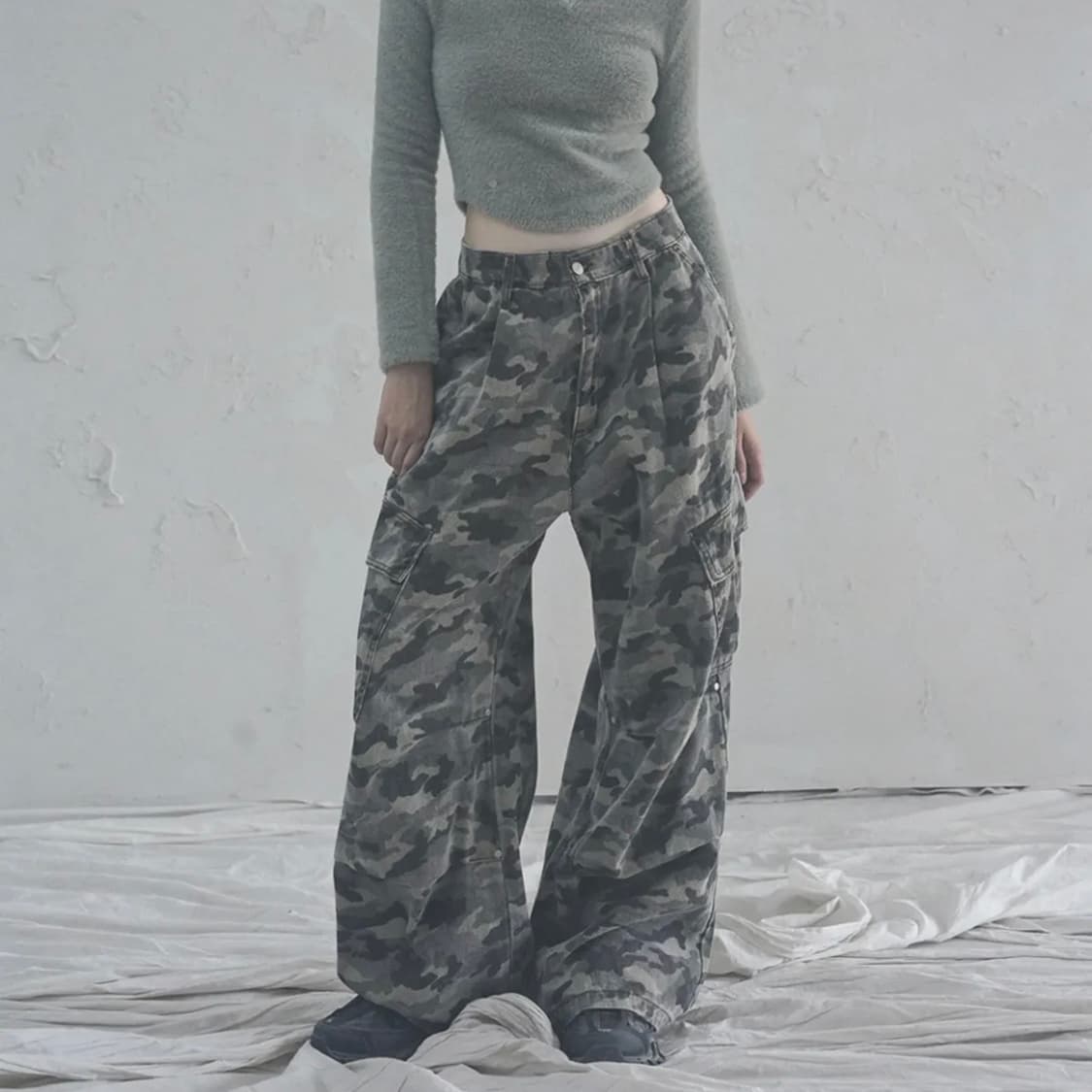 어반드레스 카모 팬츠 Side Big Cargo Pants 상품이미지1