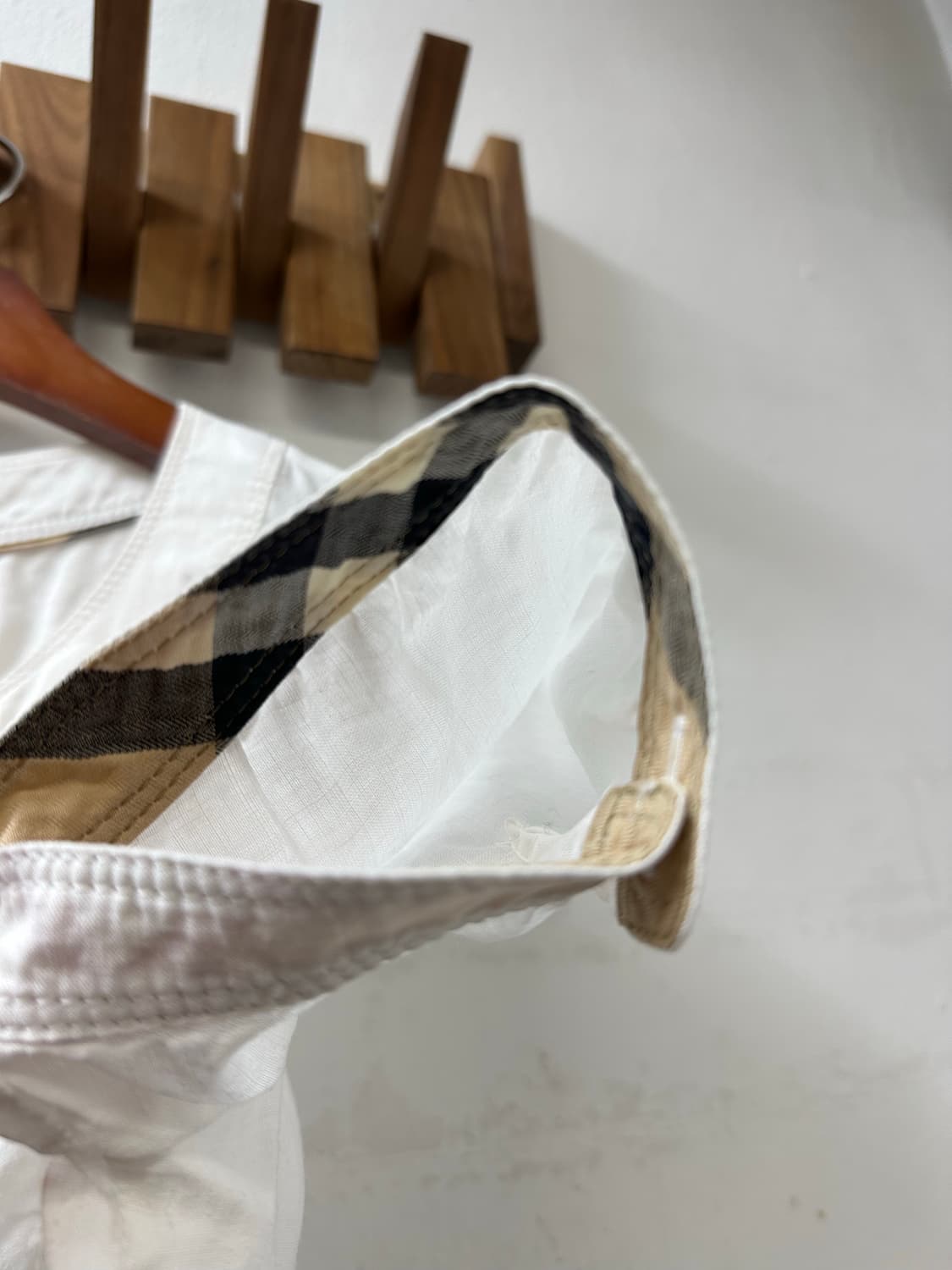 Burberry 버버리 린넨 100% 버튼 블라우스 상품이미지2