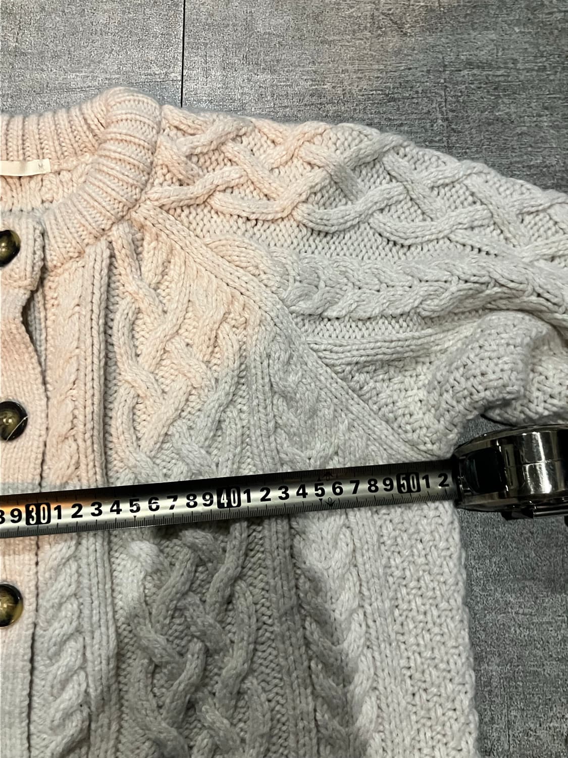 일본빈티지 Gu 하구미모리걸 아메카지 아방핏 라운드넥가디건 상품이미지2