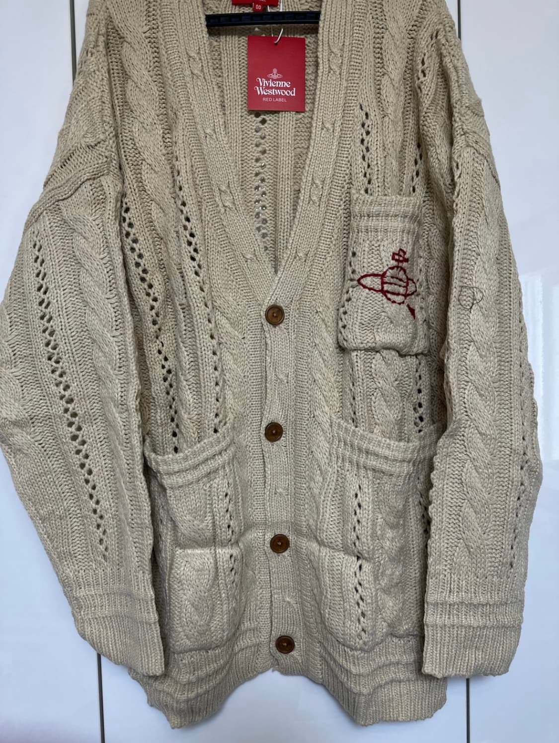 비비안웨스트우드 레드라벨 일본판 울 가디건 남여공용 상품이미지3