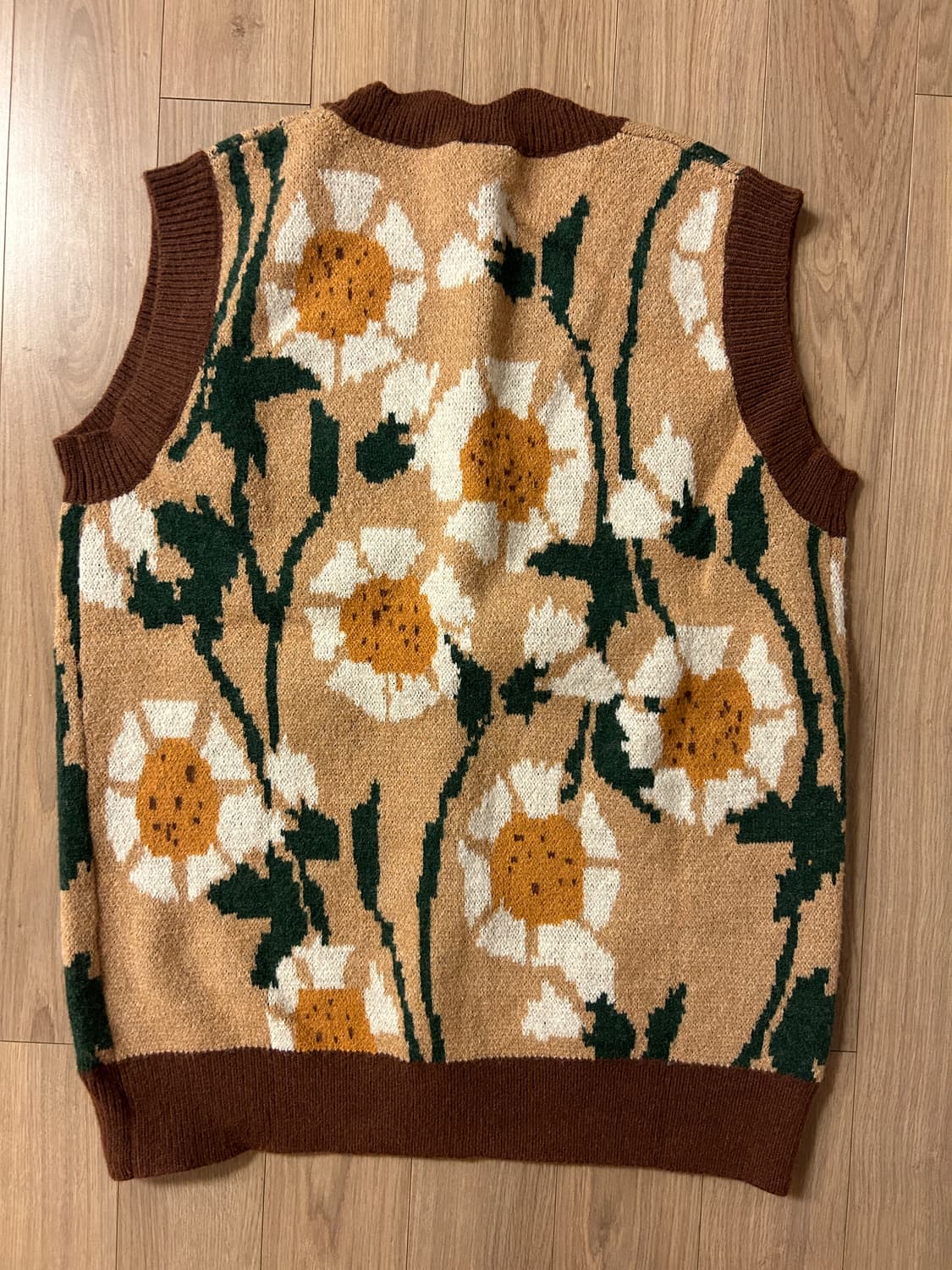 Hook 니트 조끼 상품이미지2