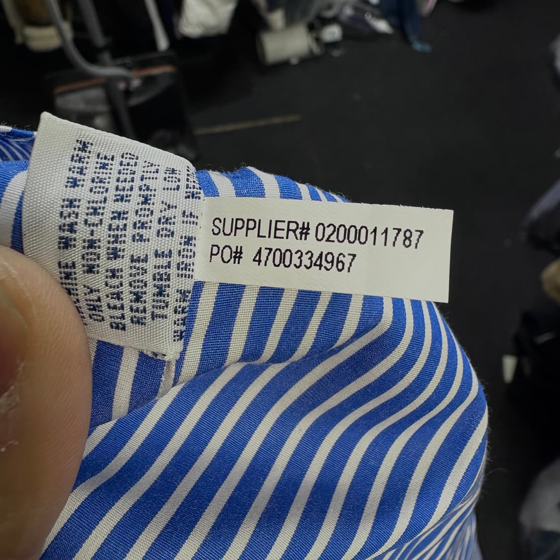 폴로 신형 블루 스트라이프 셔츠 2XB 상품이미지7