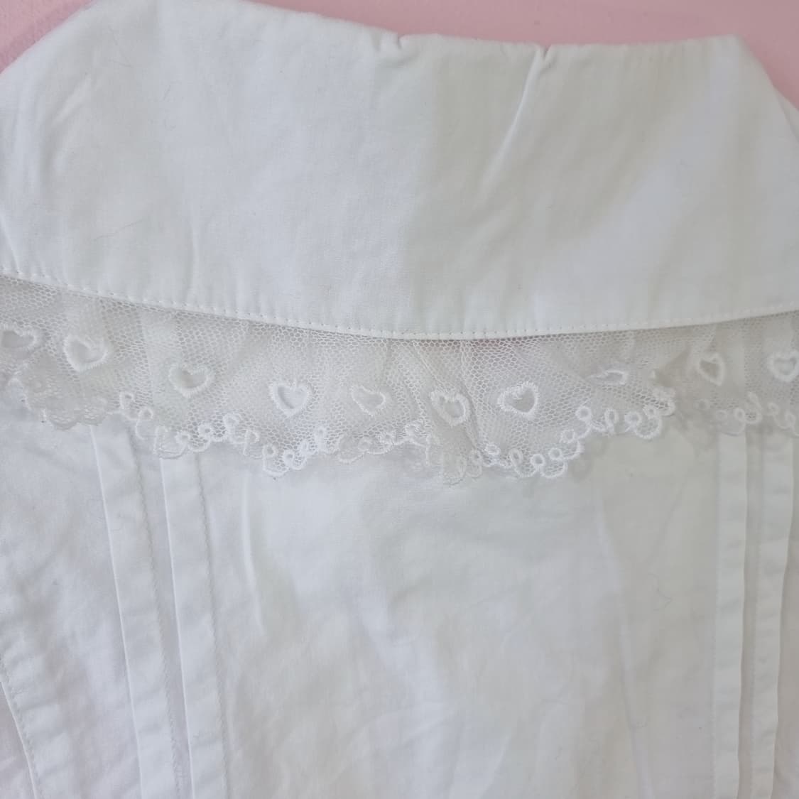 엔젤릭 프리티(Angelic Pretty) 화이트 레이스 리본 블라우스 상품이미지7