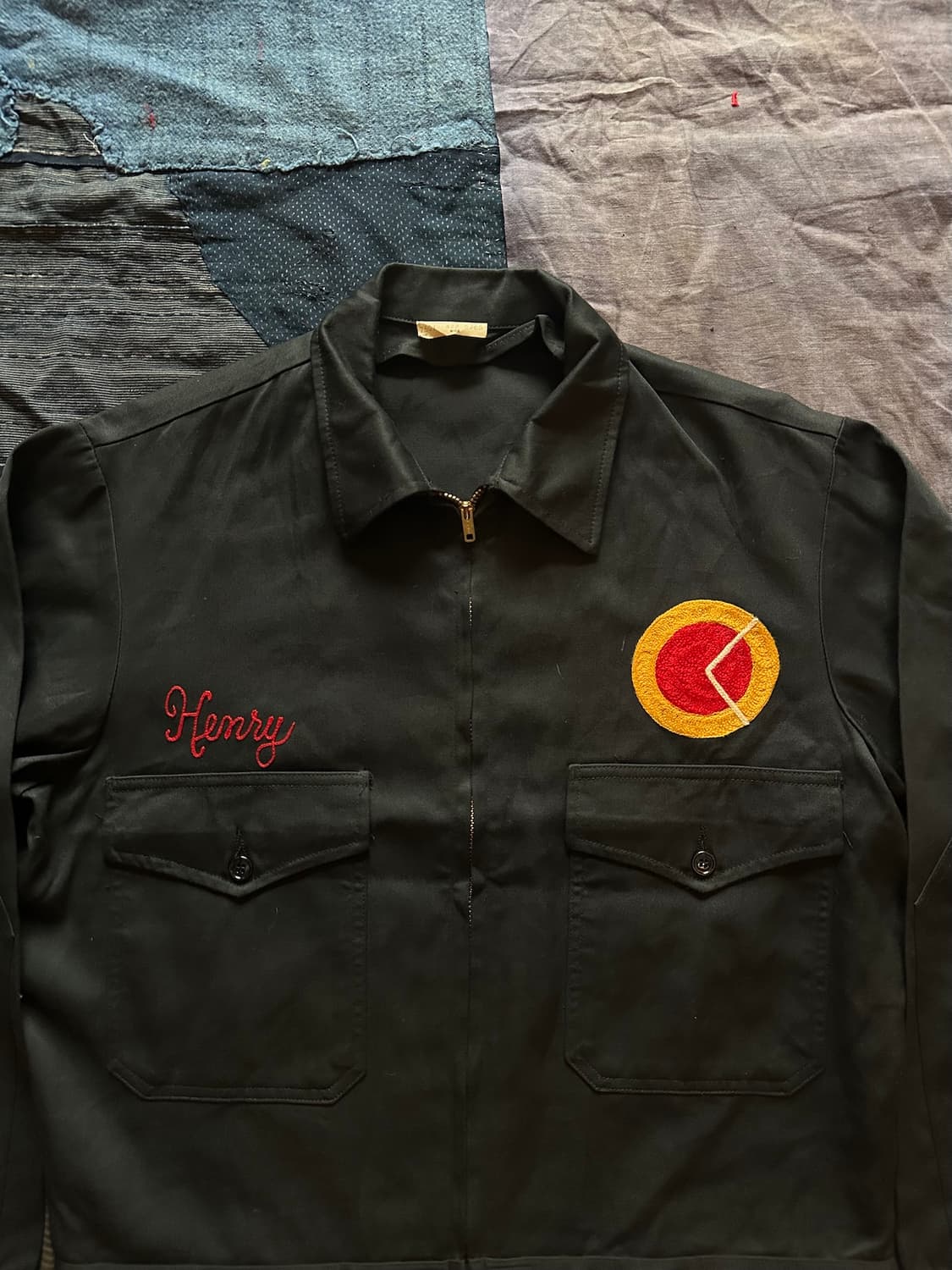 60s Vintage Mechanic Work Jacket 상품이미지2