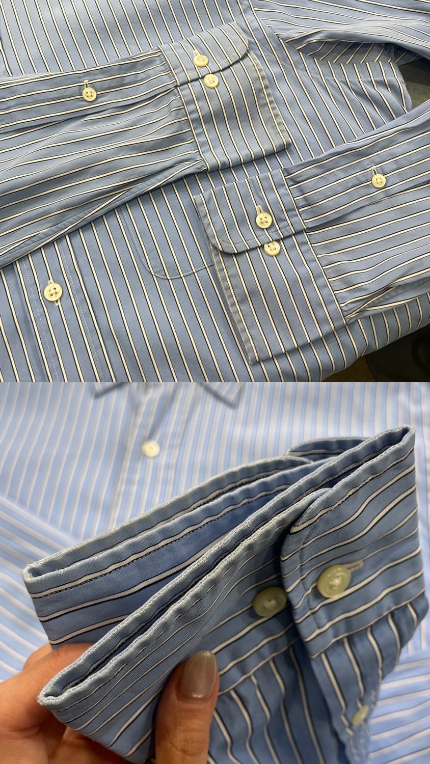 (15 2/1) POLO 폴로 랄프로렌 스트라이프 셔츠 클래식핏 상품이미지8