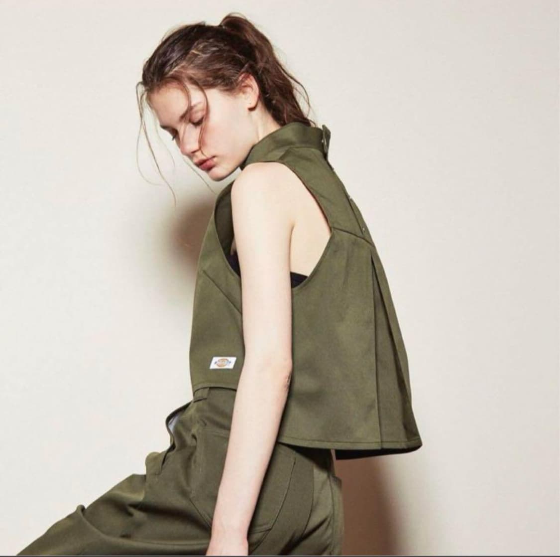 일본 Dickies JUEMI  모크넥 베스트 S 상품이미지9