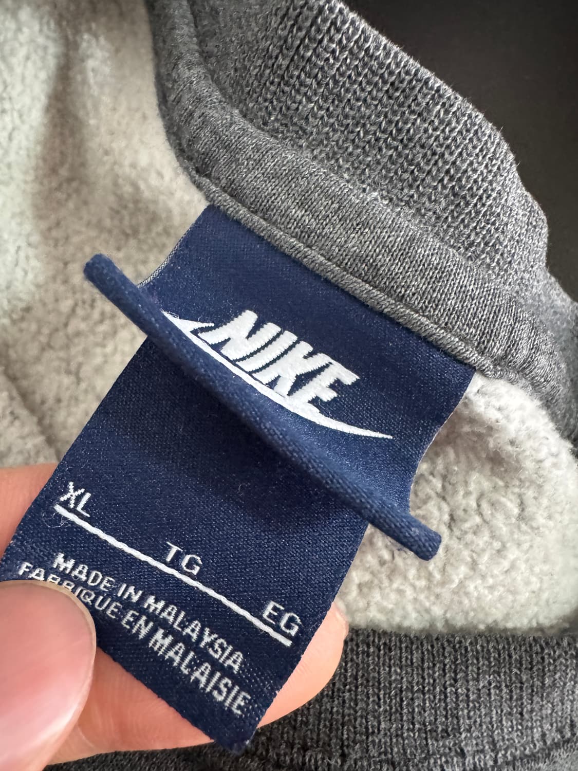 나이키 기본 스우시 기모 오버핏 맨투맨 XL ~ 2XL 상품이미지4